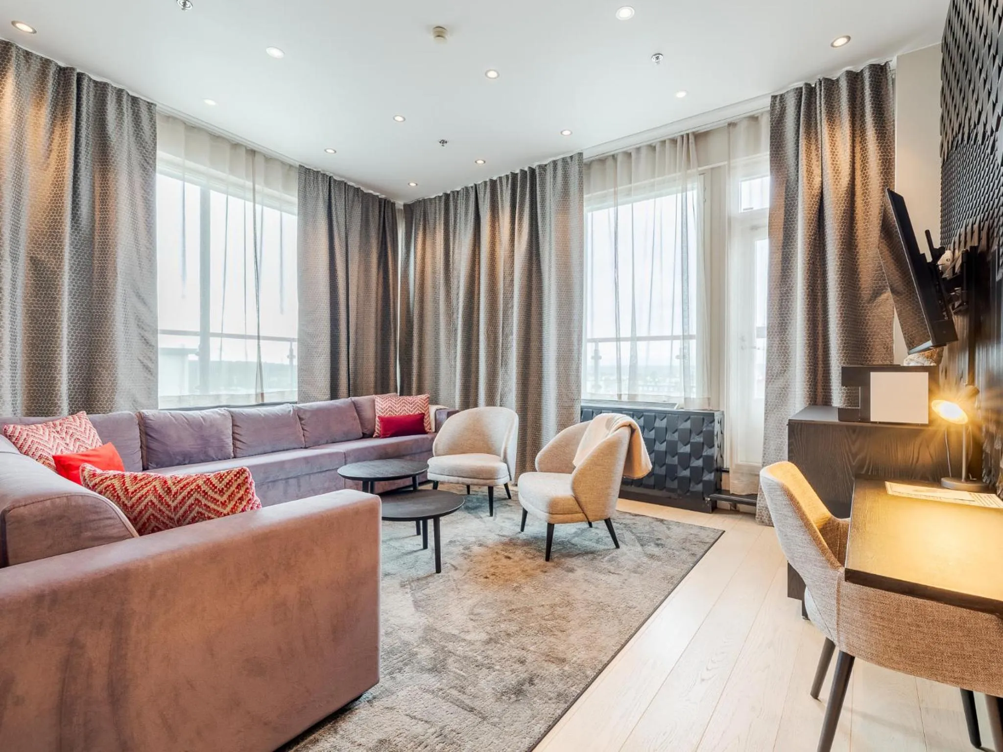 Seating area in Santa's Hotel Santa Claus