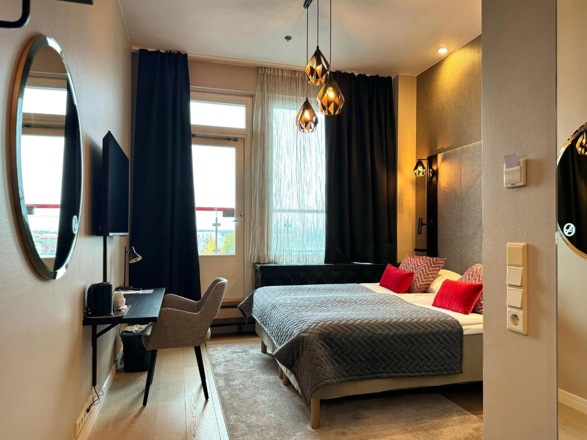 Bathroom, Bed in Santa's Hotel Santa Claus