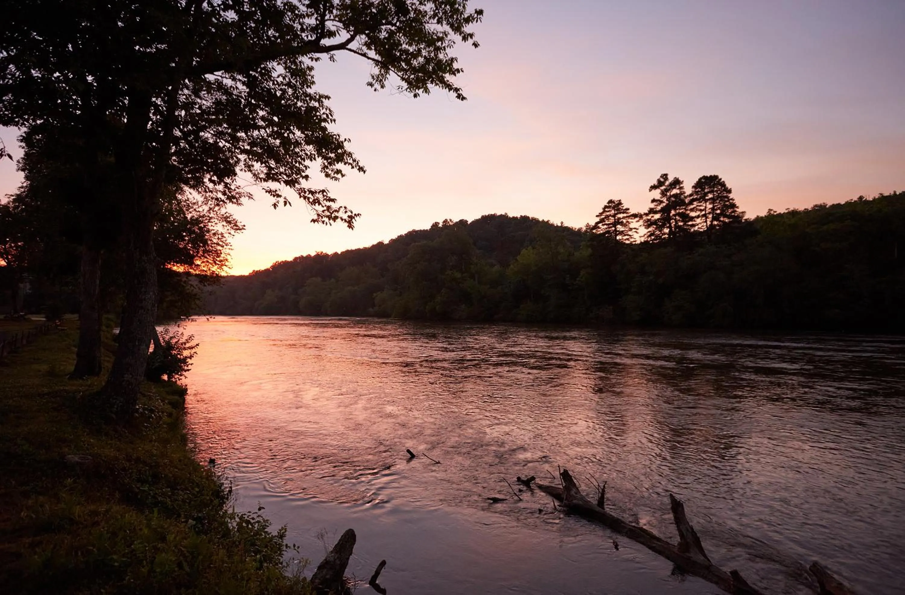 Natural landscape in Asheville River Cabins
