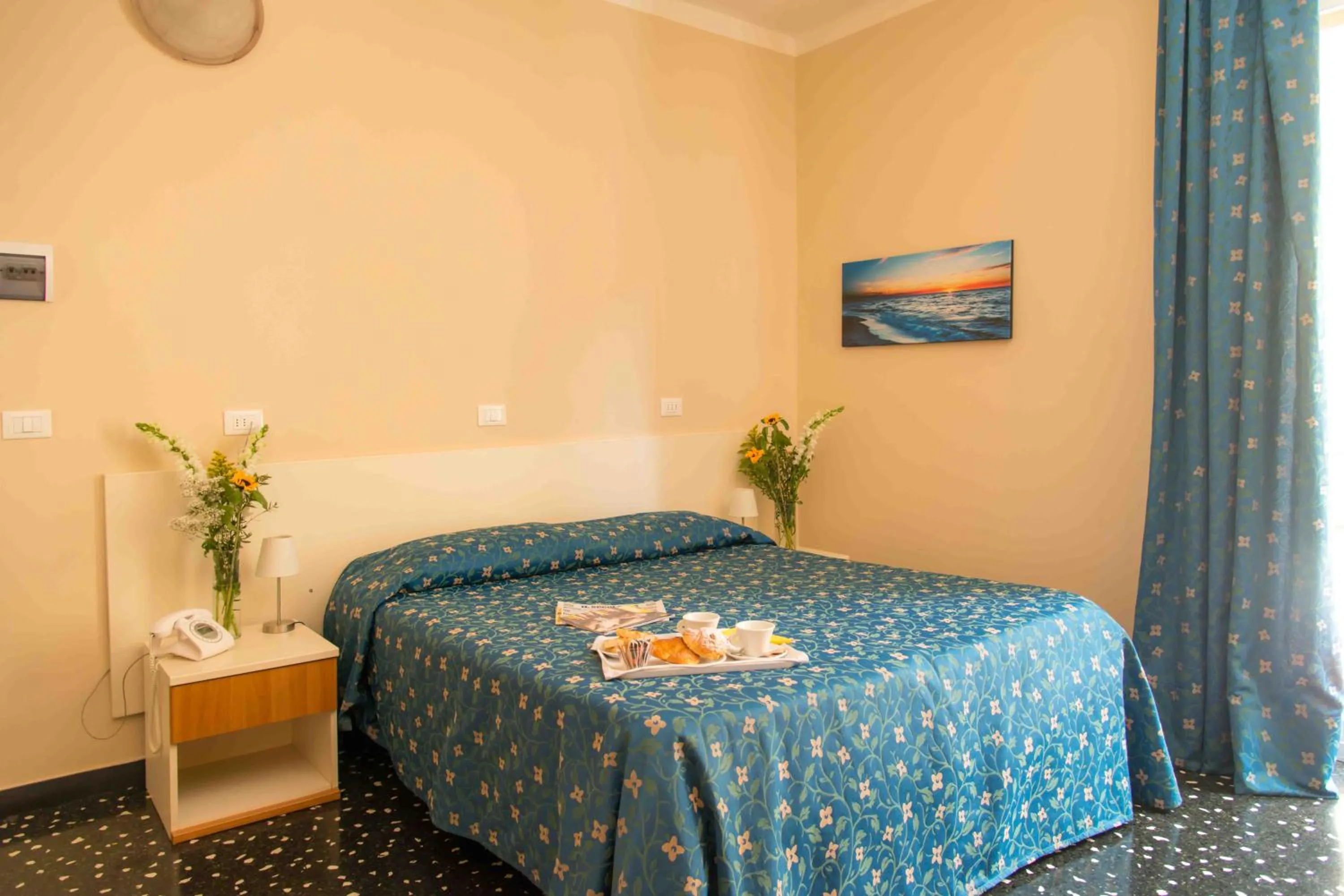 Bed in Hotel Elisabetta