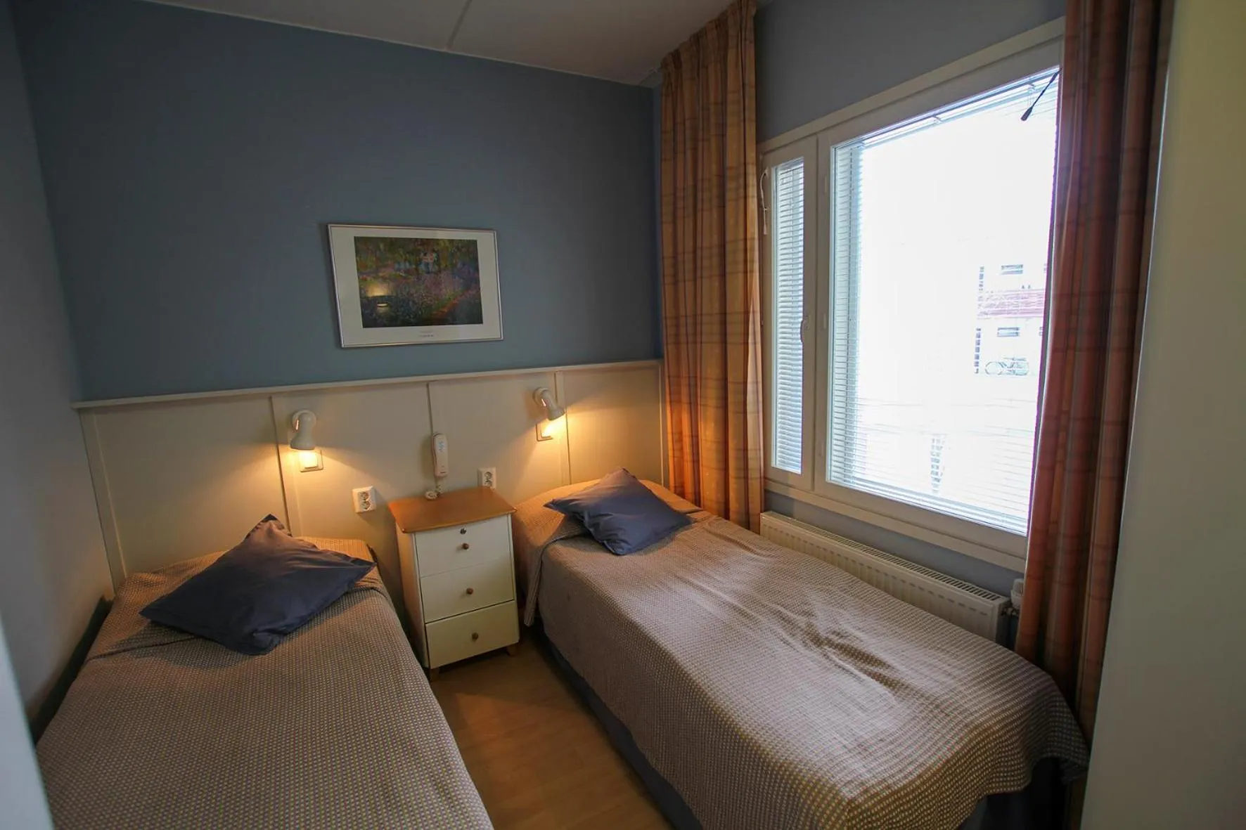 Bed in Spa Hotel Rauhalahti