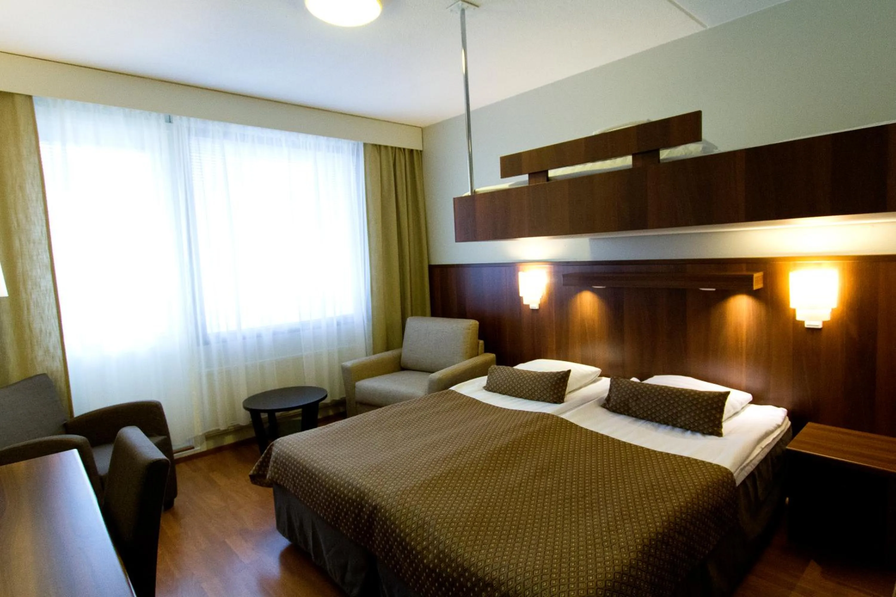 Bed in Spa Hotel Rauhalahti