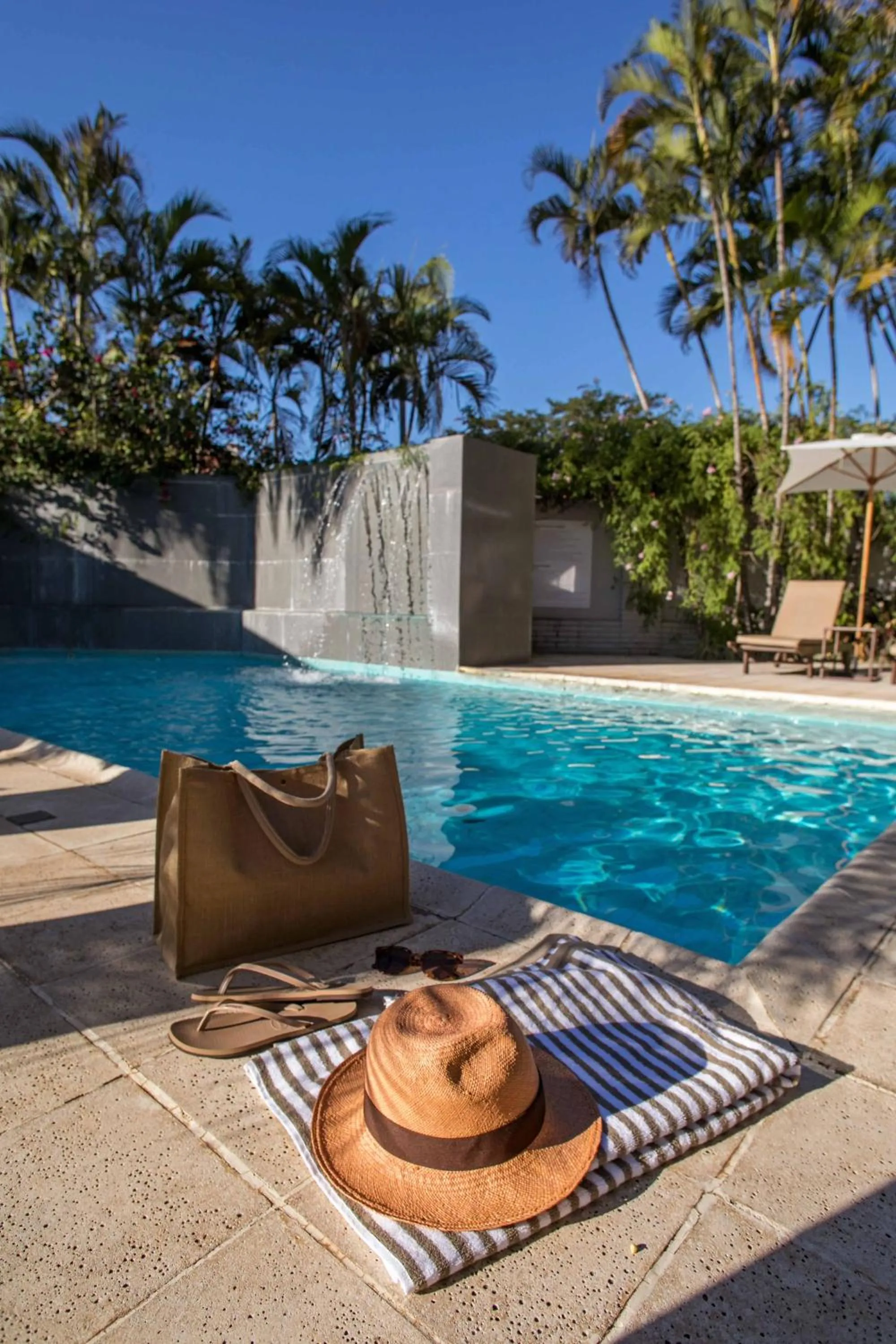 Pool view in Las Lomas Casa Hotel