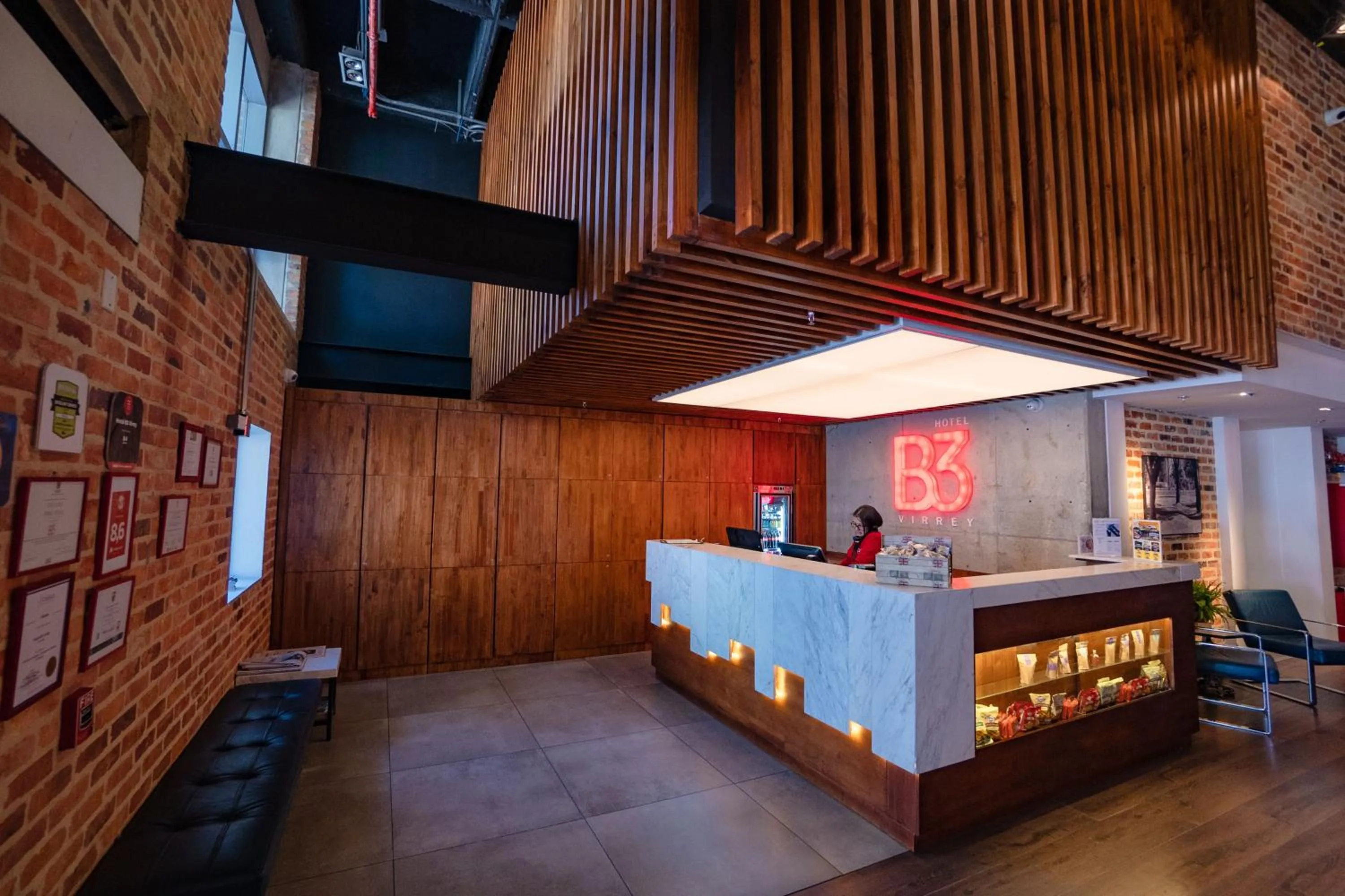 Lobby or reception in Hotel B3 Virrey