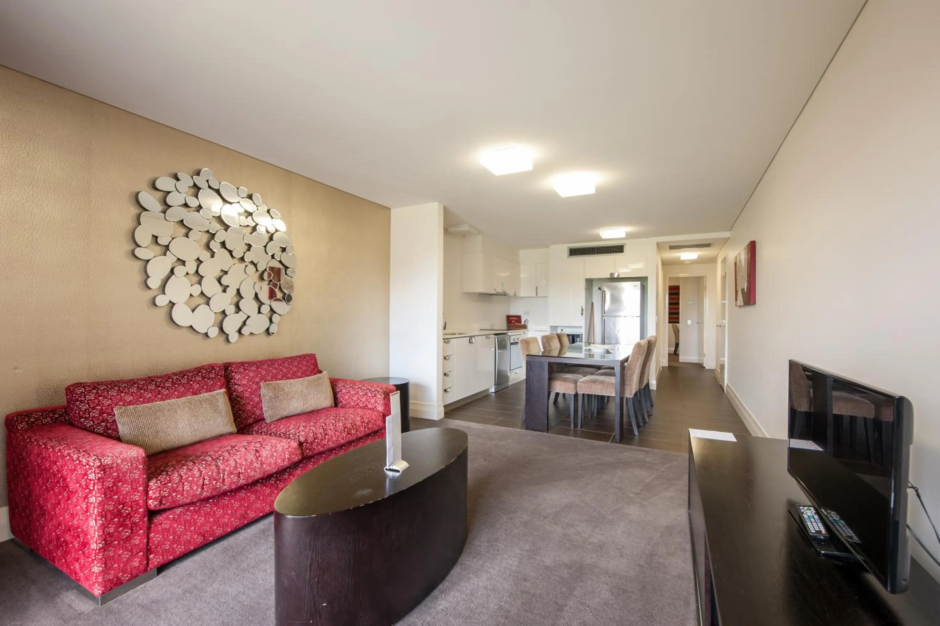 Living room in City Golf Club Motel