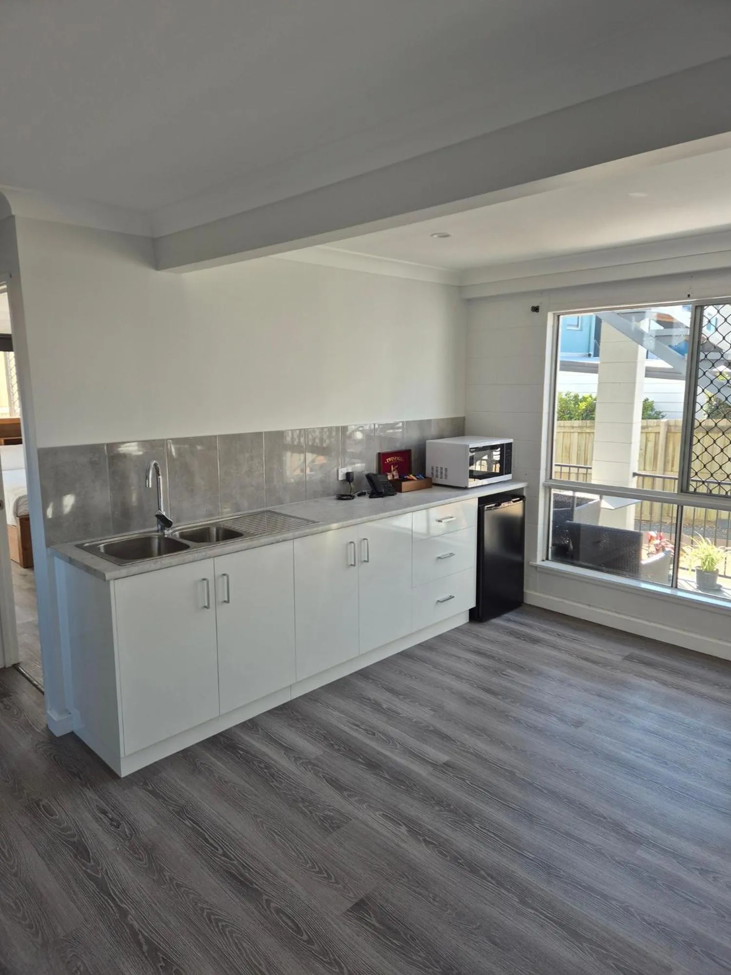 Kitchen or kitchenette in City Golf Club Motel