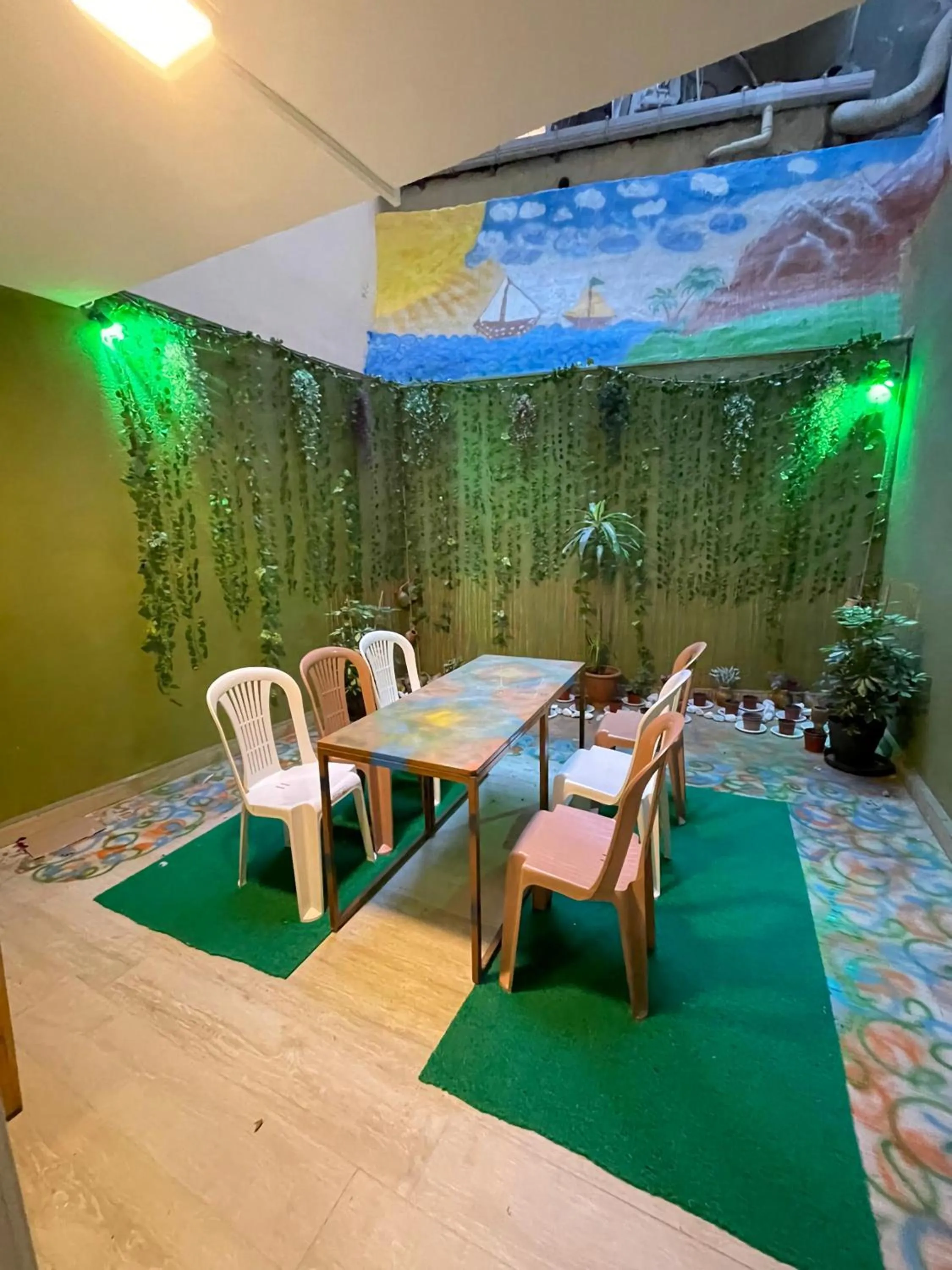 Garden view in HagiaSophia Donat Suites