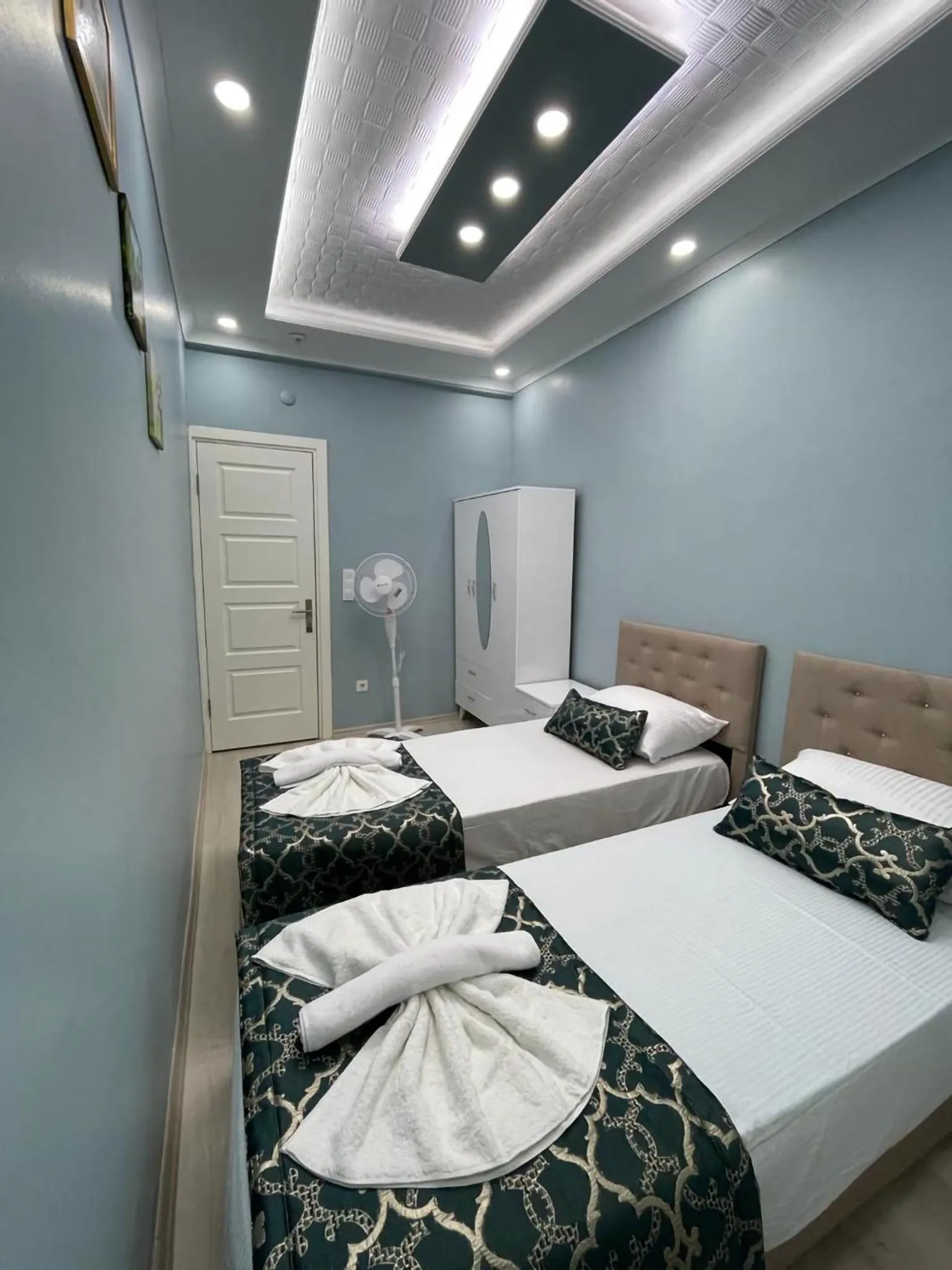 Bed in HagiaSophia Donat Suites