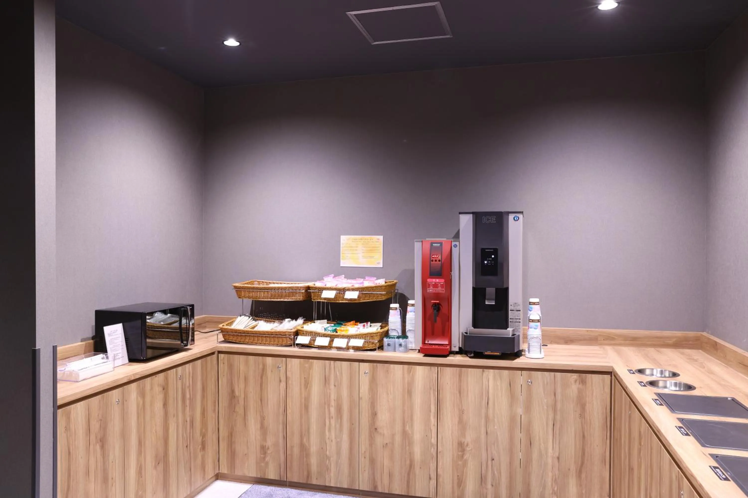 Communal lounge/ TV room in global cabin Yokohama Chinatown