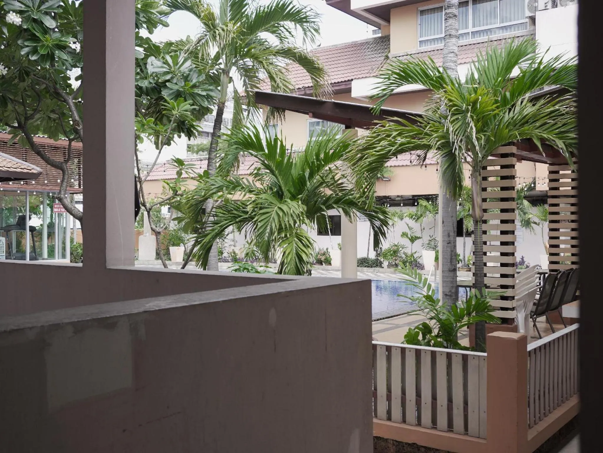 Garden in Teja Hotel