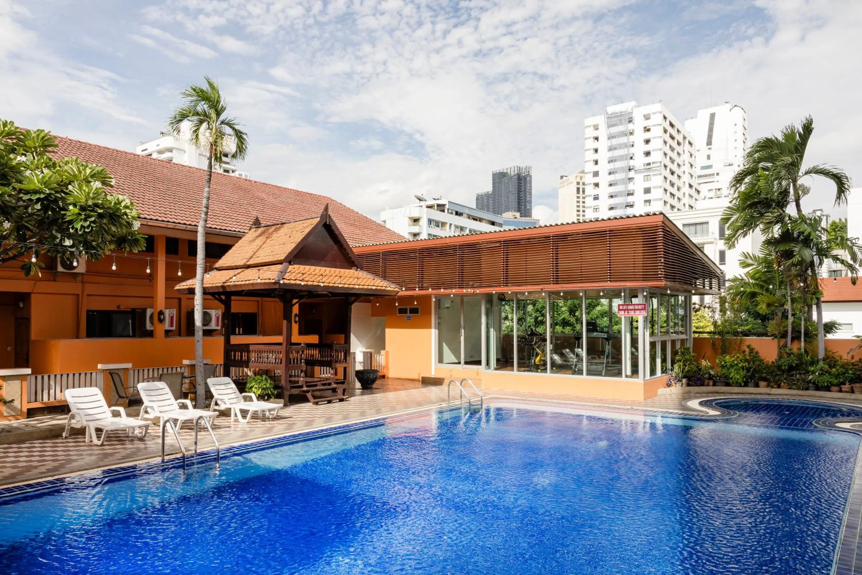 Property building in Teja Hotel