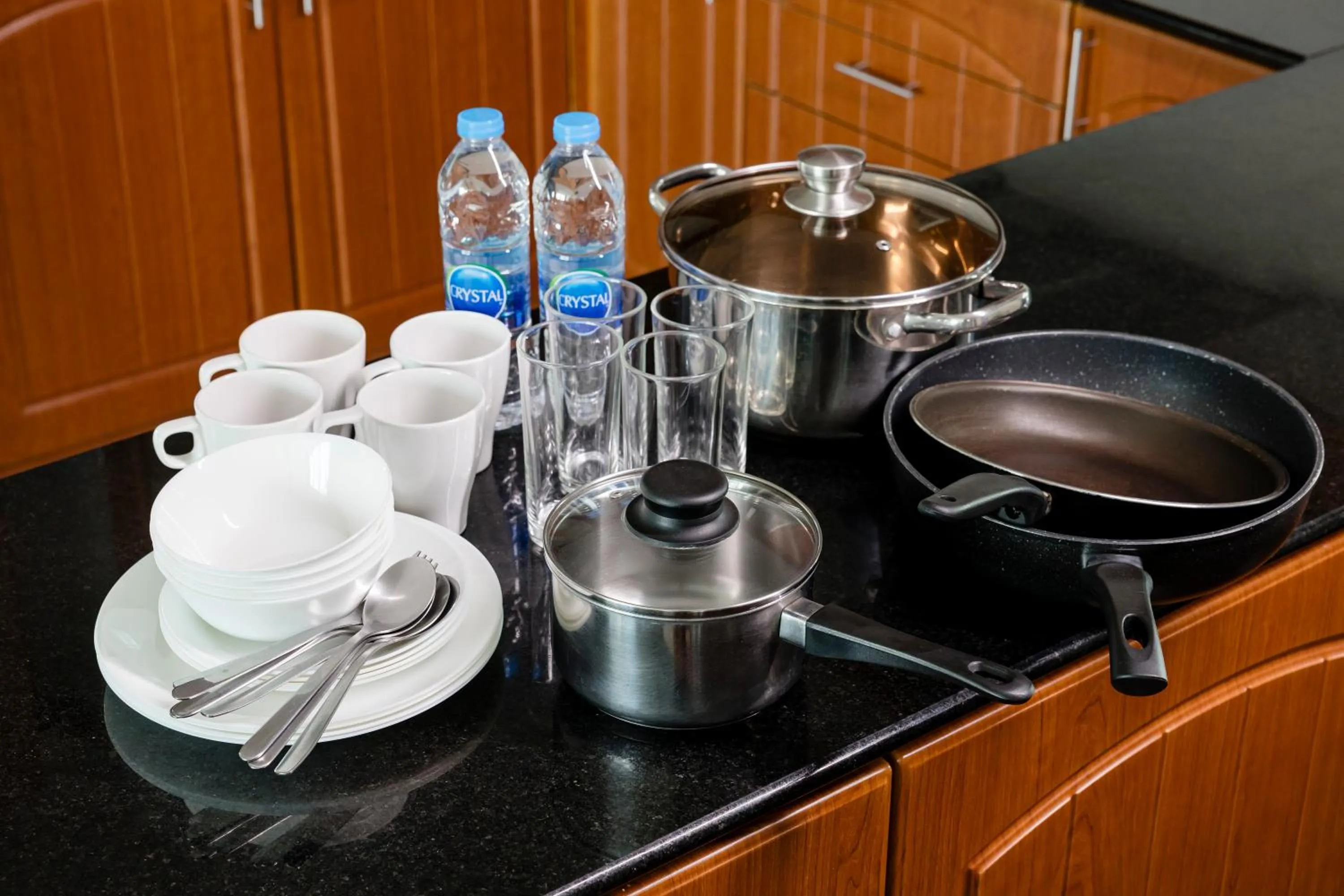 kitchen in Teja Hotel