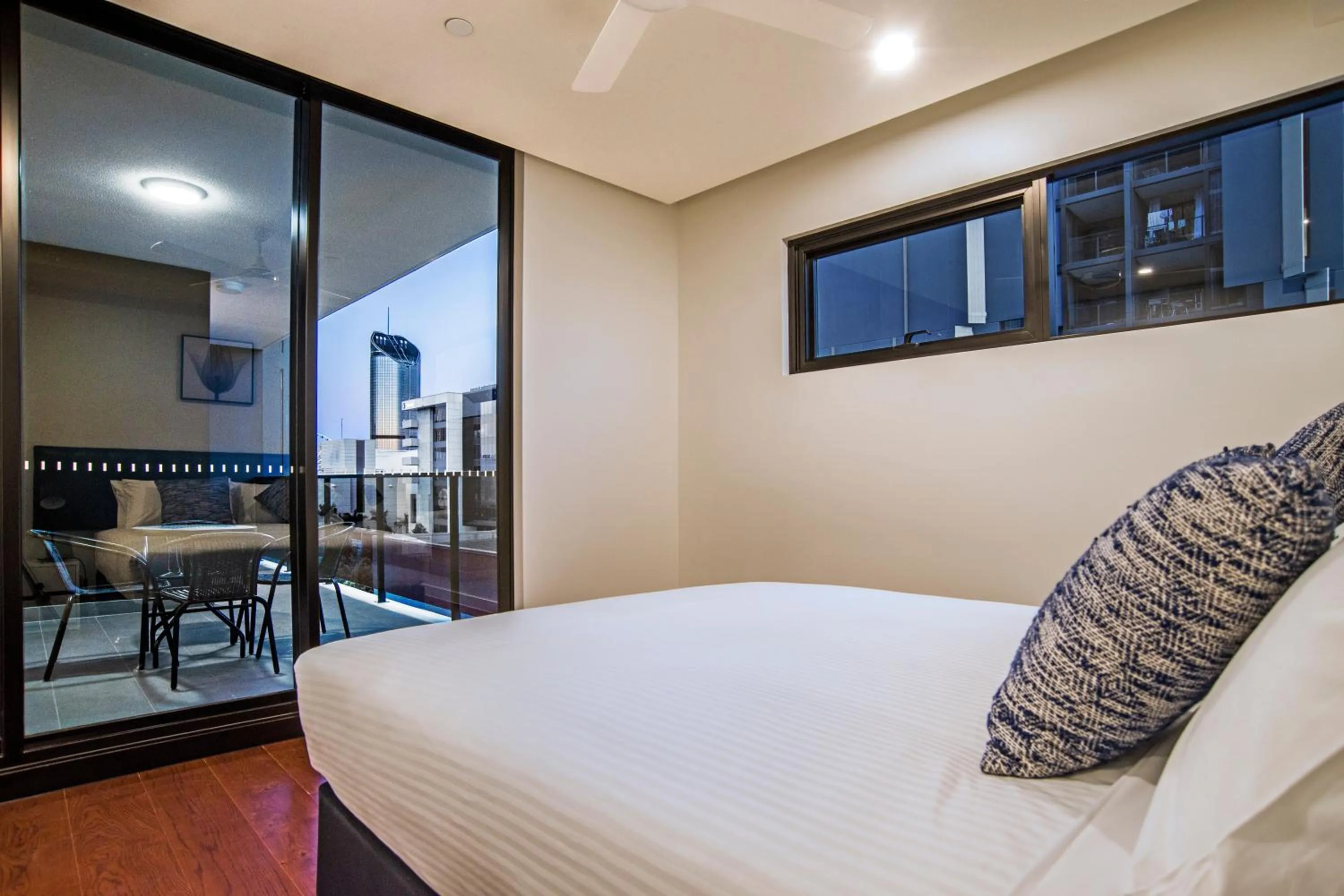 Bedroom, Bed in Atlas Apartments by CLLIX