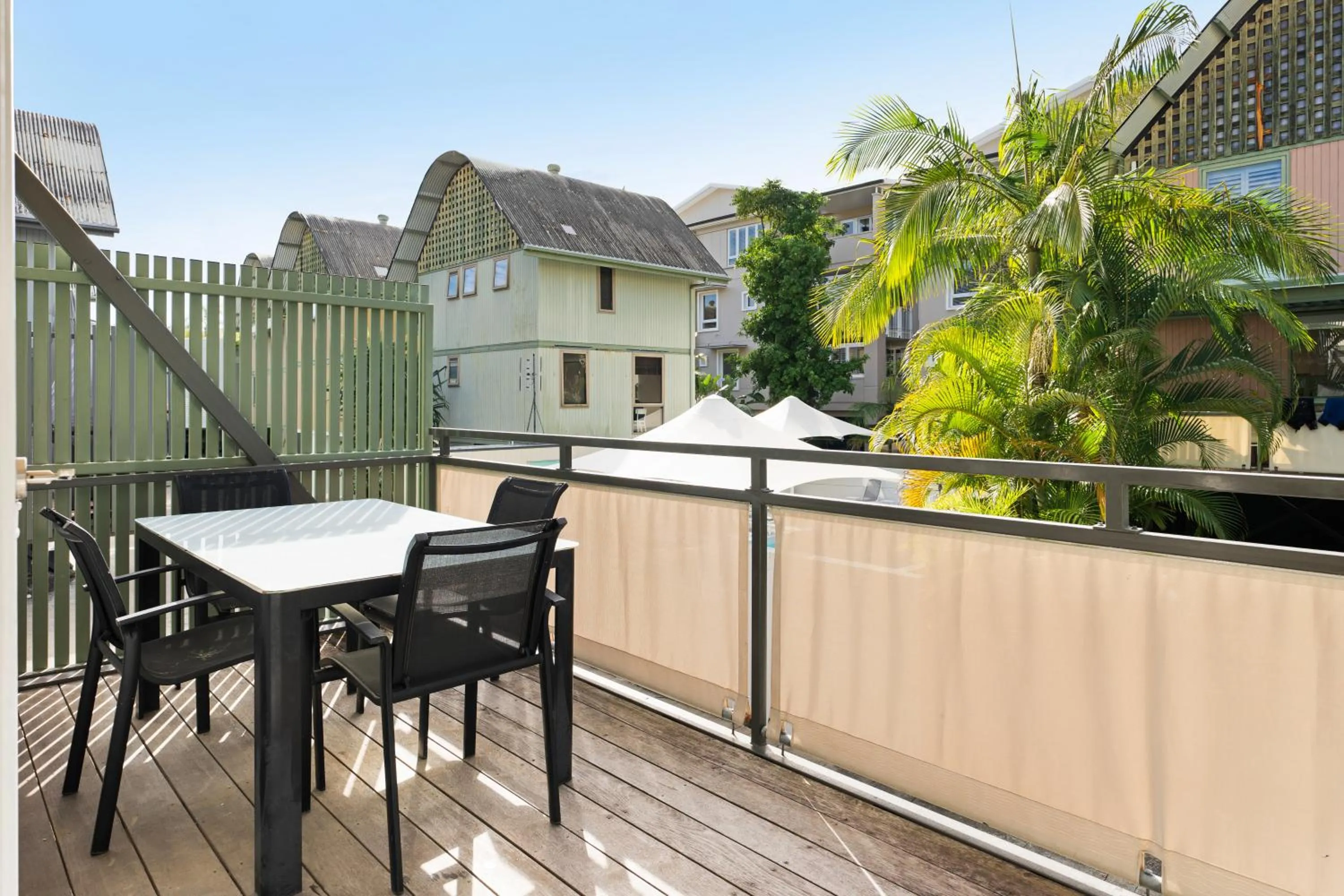 Patio in The Hastings Beach Houses
