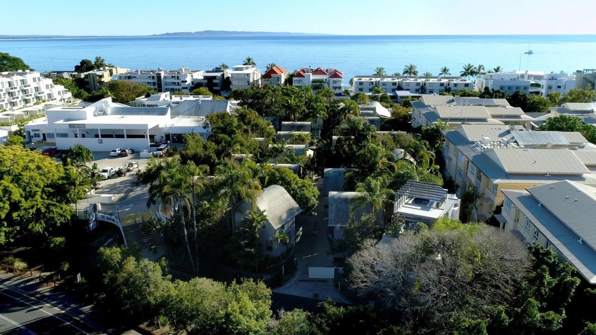 Bird's eye view in The Hastings Beach Houses