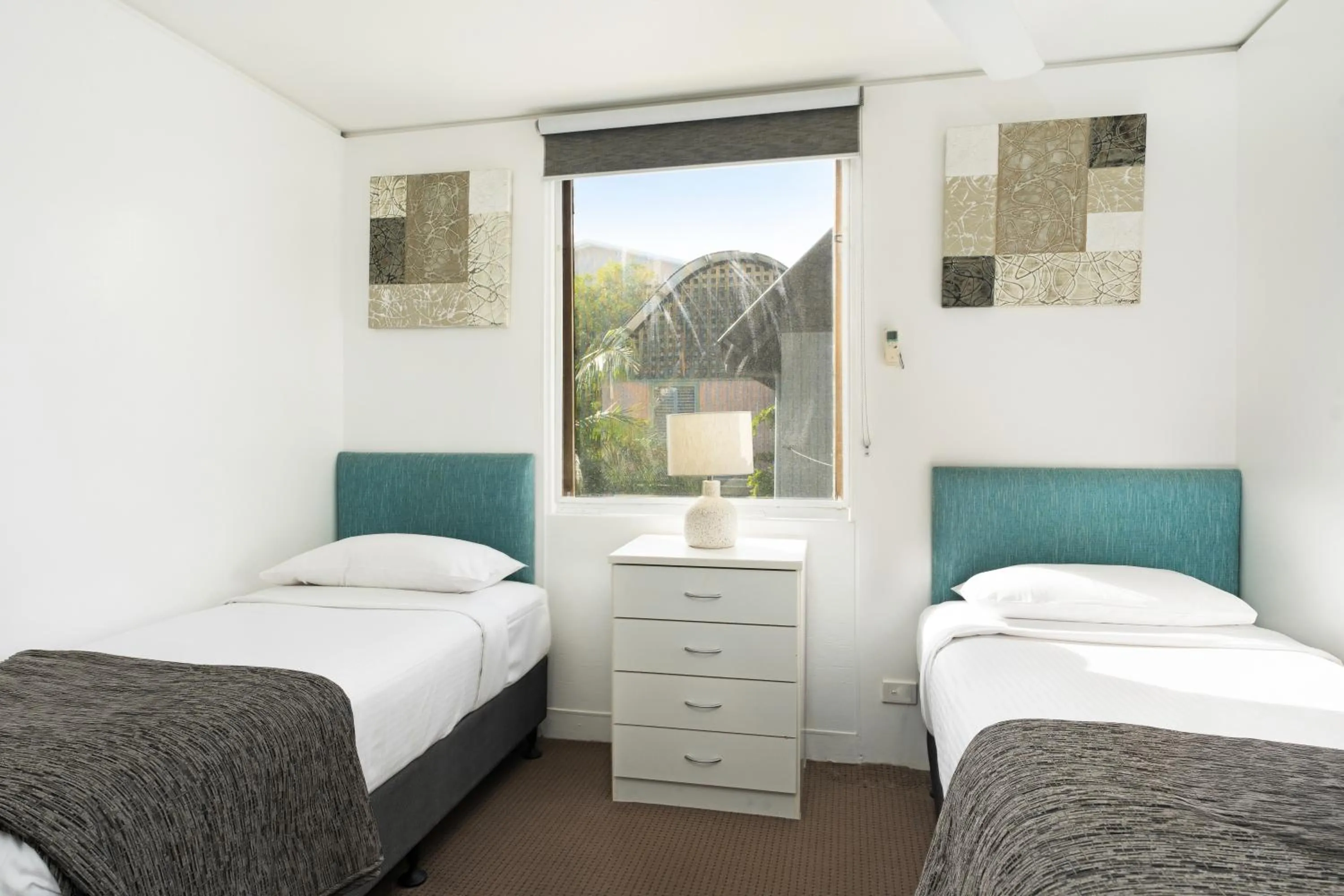 Bedroom, Bed in The Hastings Beach Houses