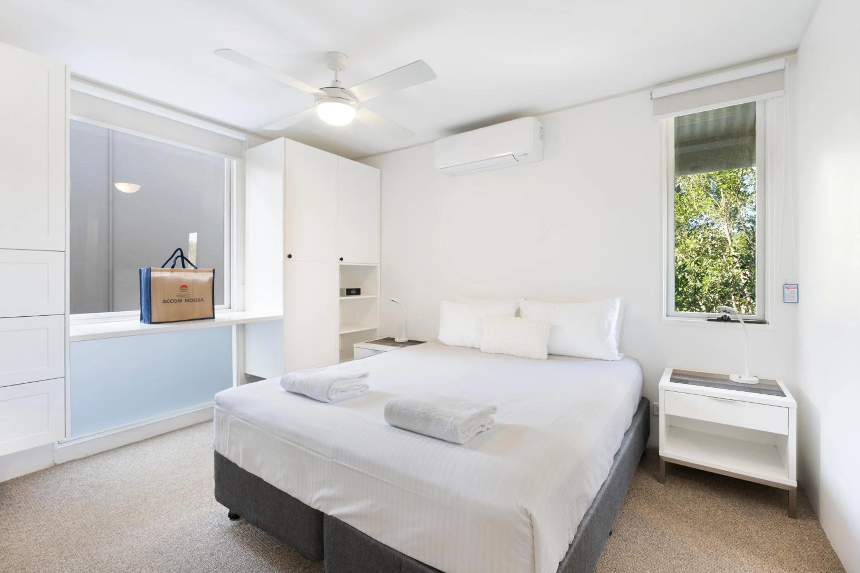 Bed in The Hastings Beach Houses