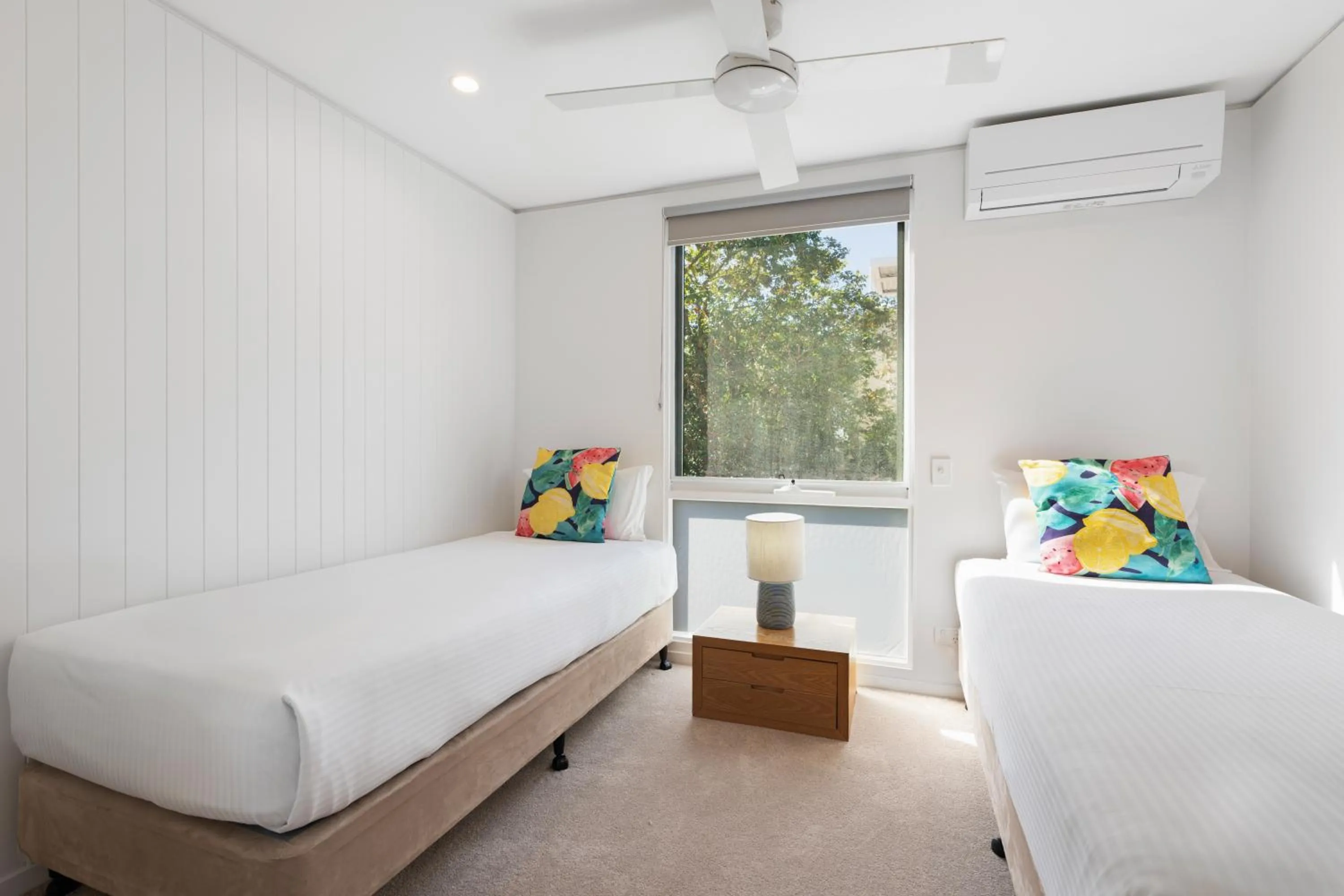 Bed in The Hastings Beach Houses