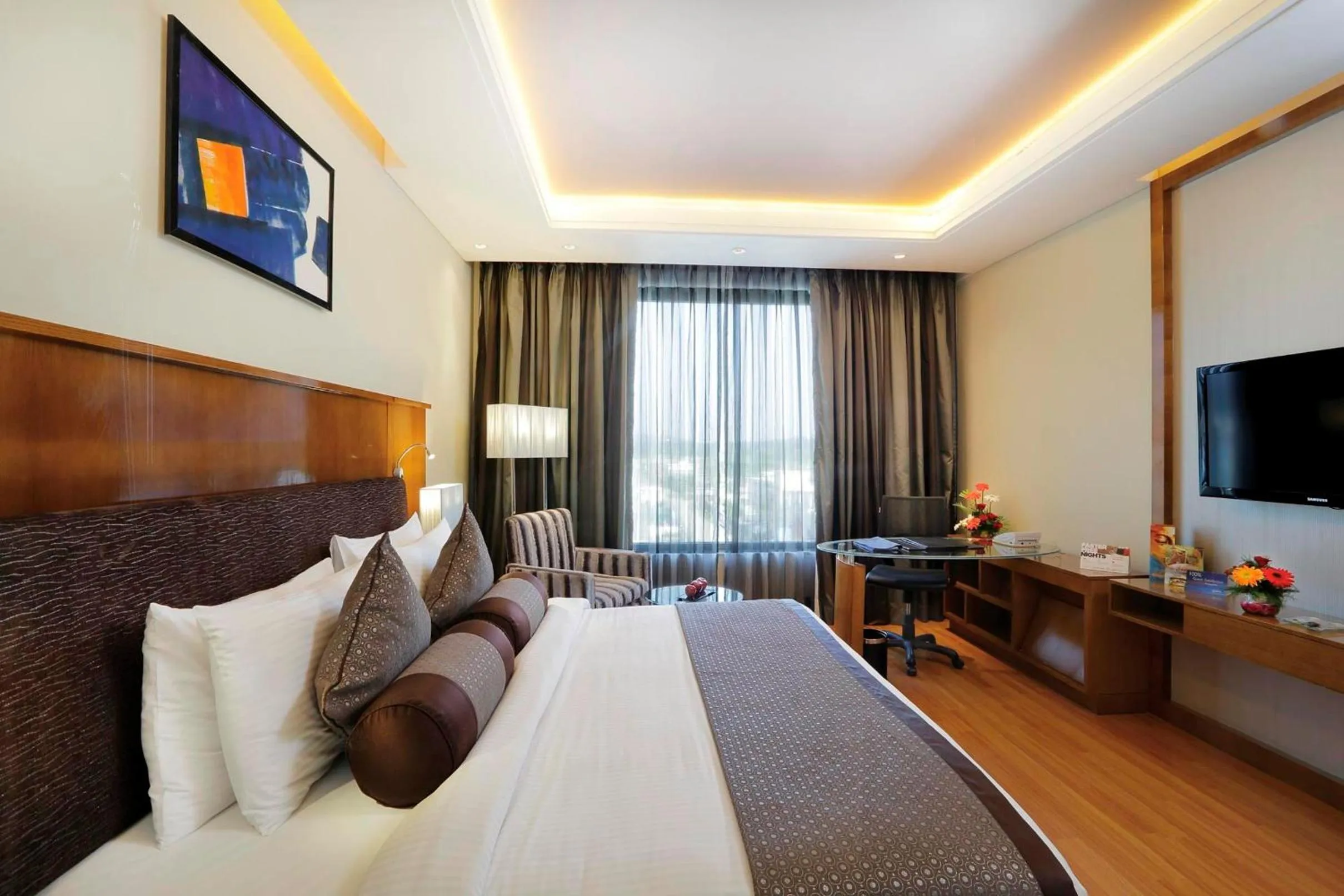 Photo of the whole room, Bed in Yashail Hotel Haridwar