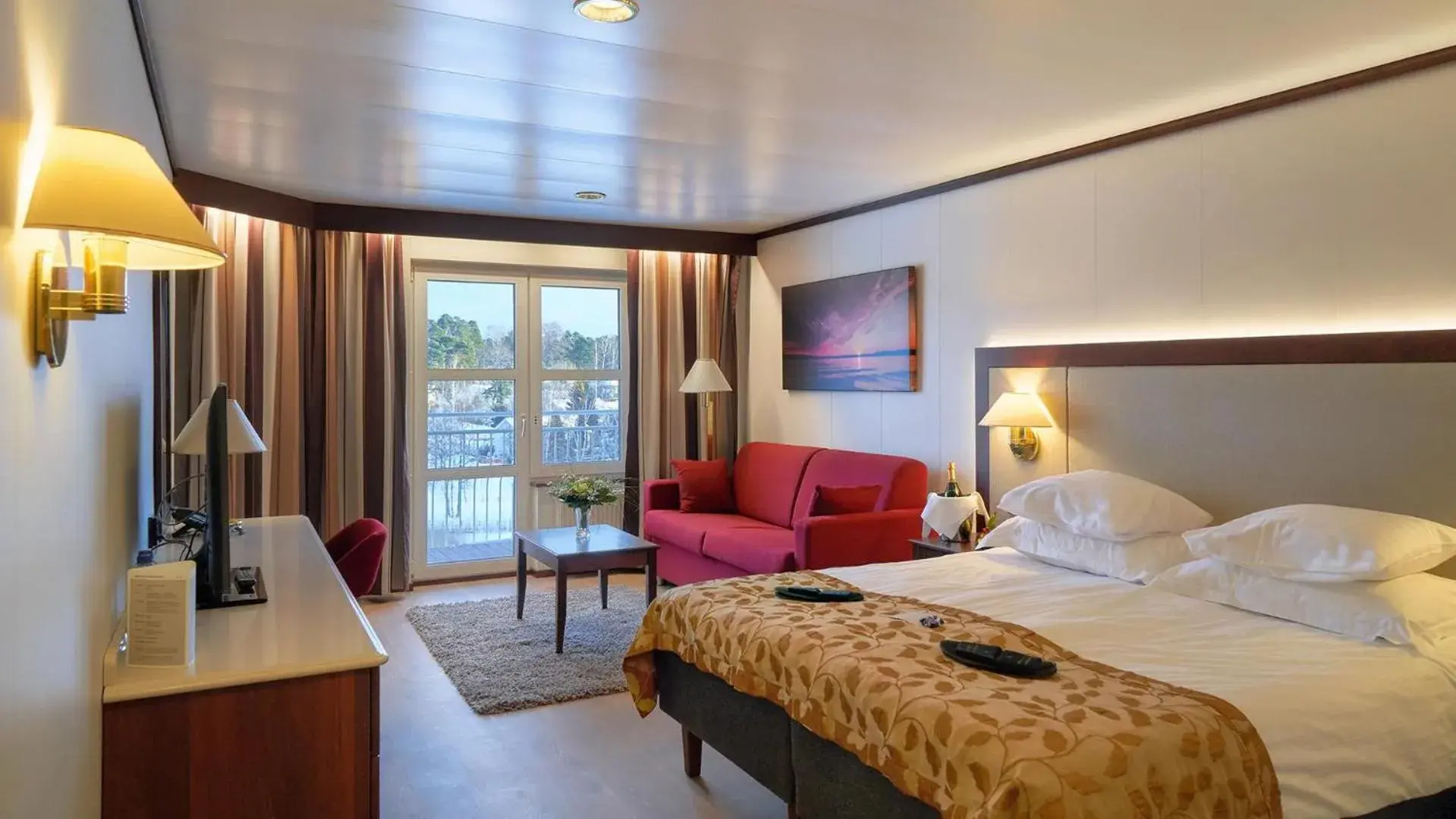 Deluxe Room with Balcony - single occupancy in Naantali Spa Hotel Deluxe Room with Balcony - single occupancy in Naantali Spa Hotel