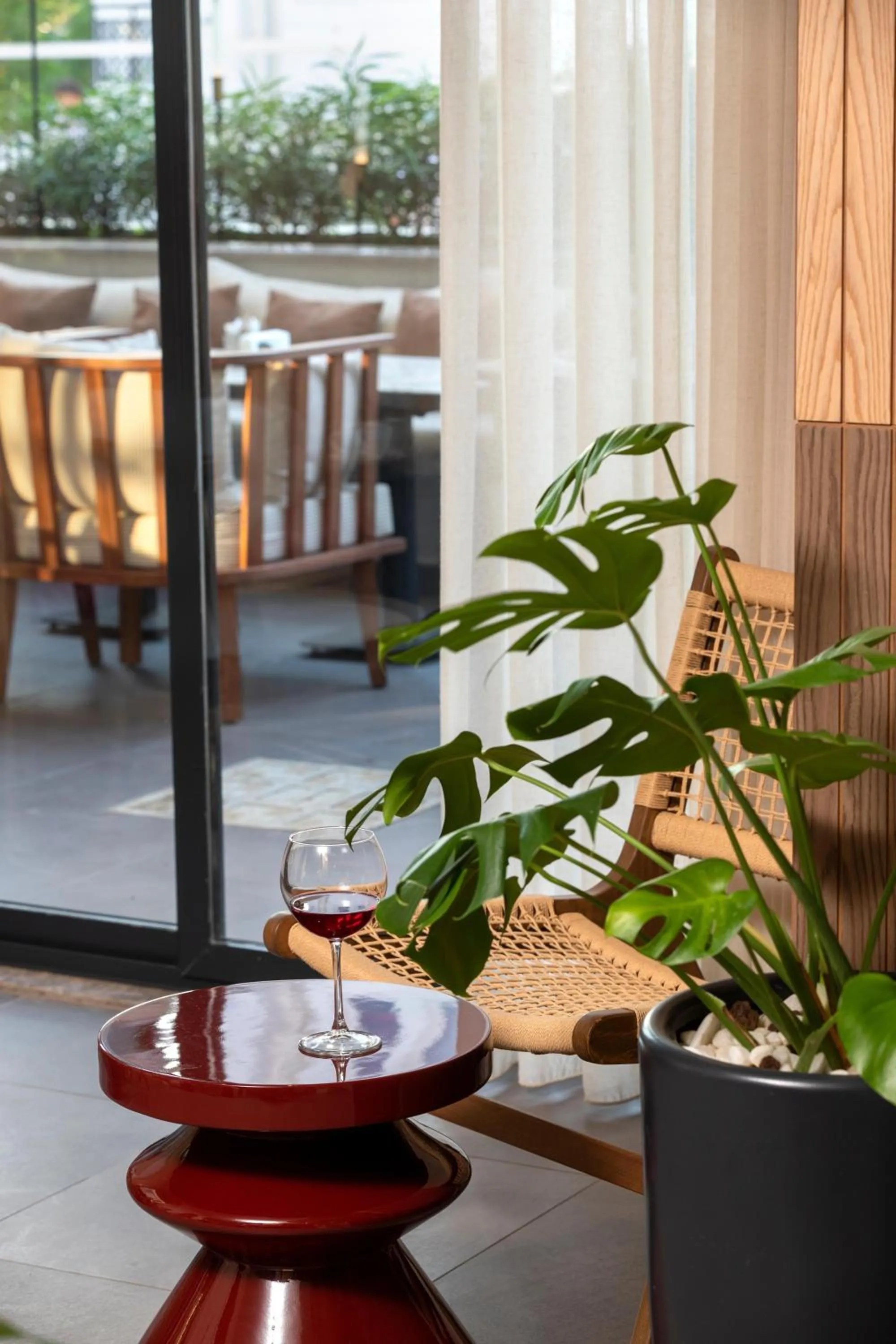 Balcony/Terrace in Sherwood Premio Hotel