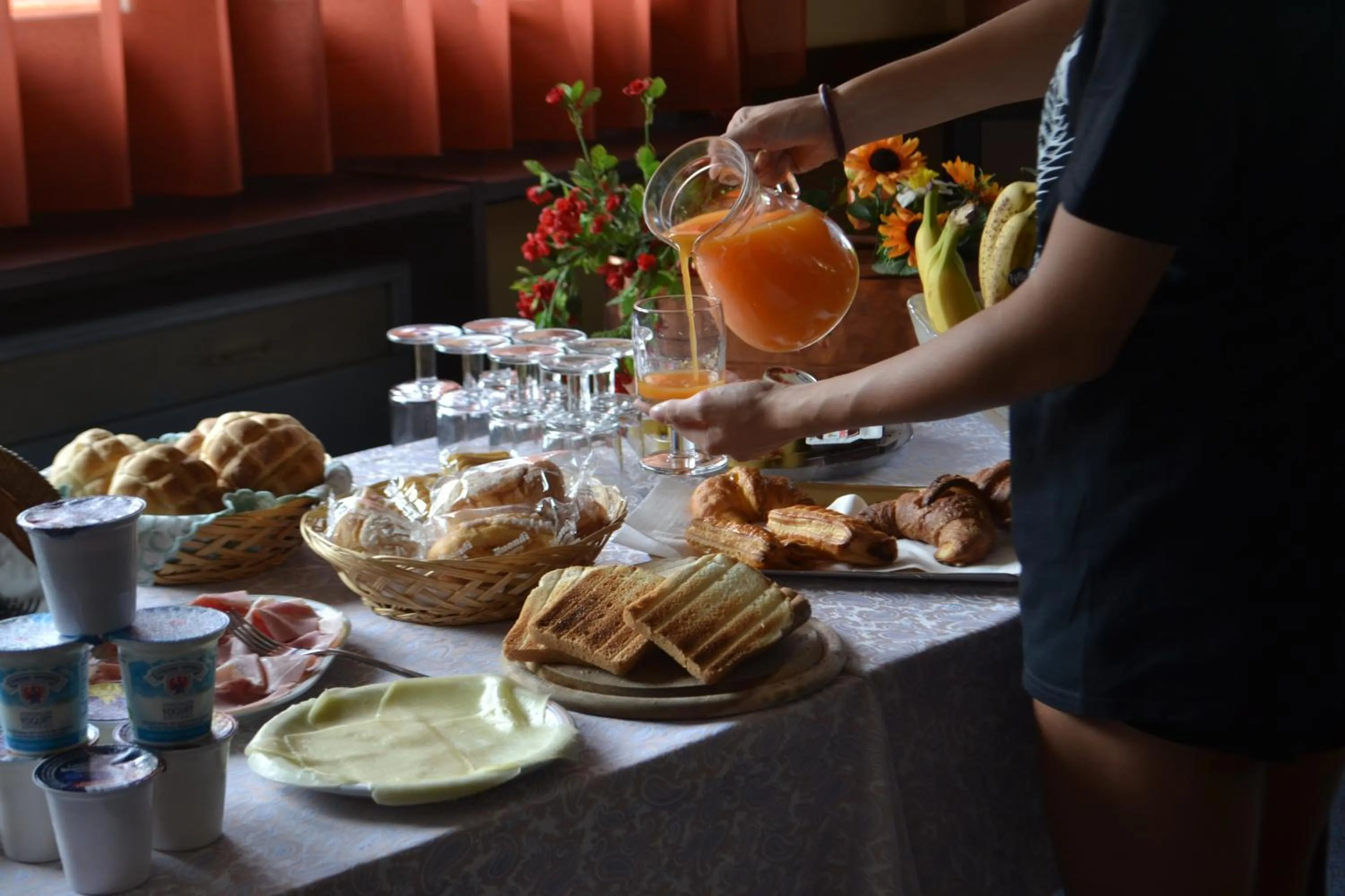 Buffet breakfast in Hotel Aurora