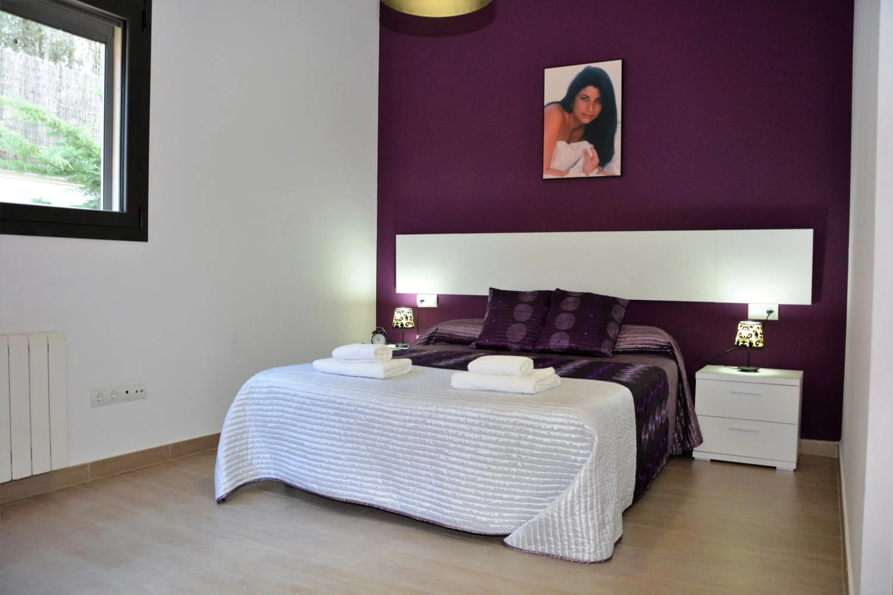 Bed in Villa Sitges La Calma 10 minutes drive Sitges 2 minutes walk Garraf Park AC