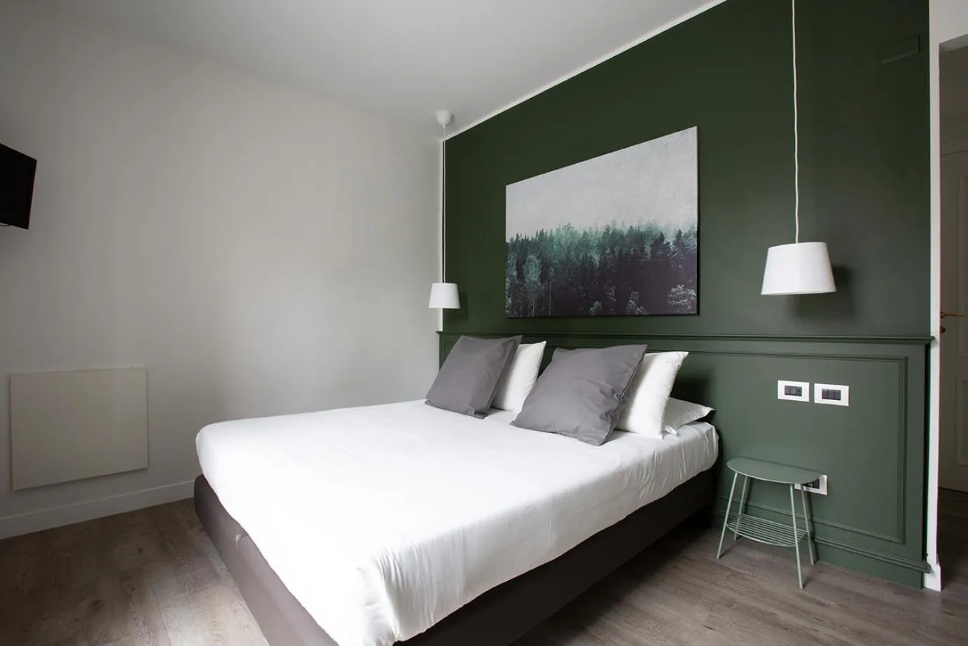 Bed in Hotel Orso Bruno