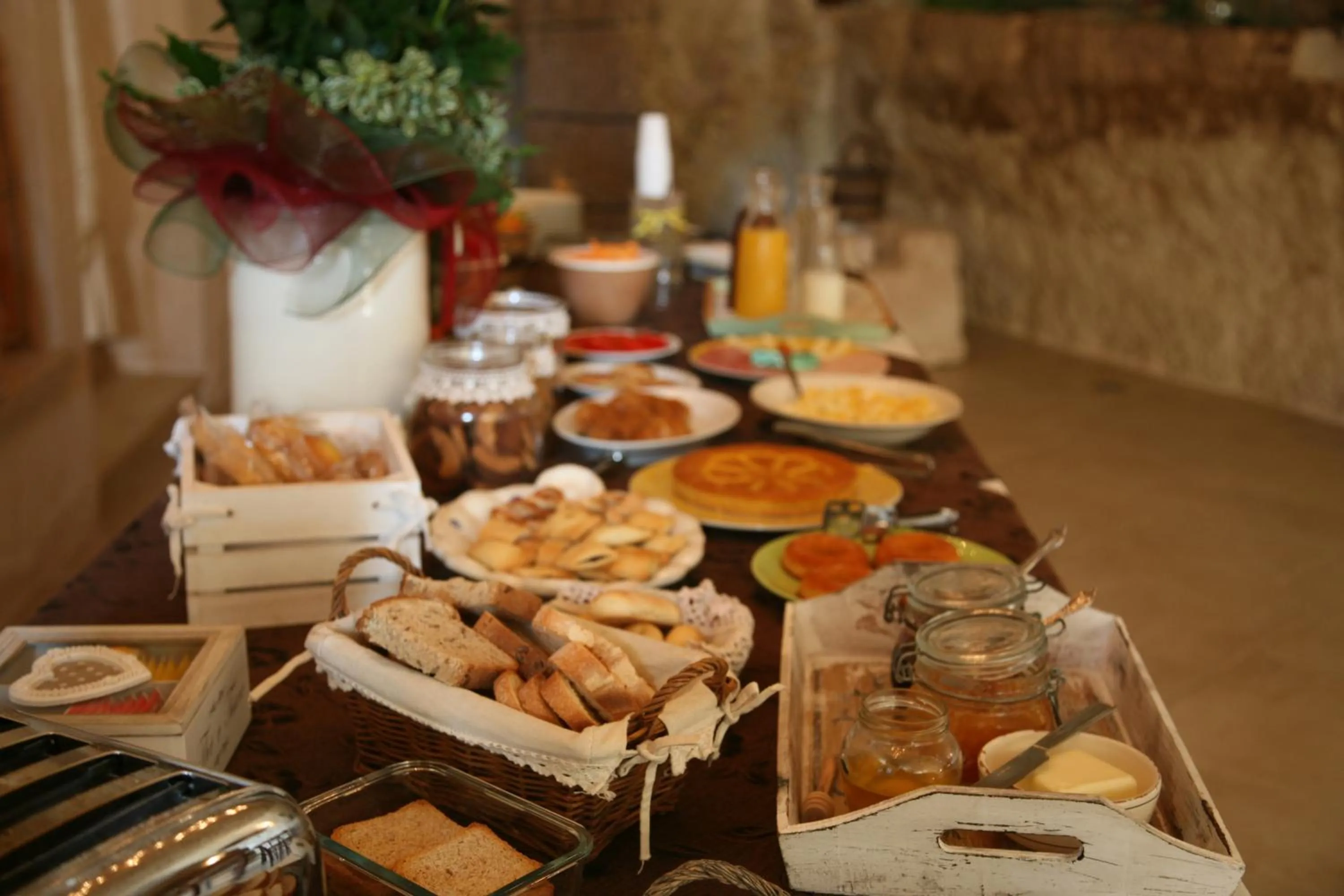 Buffet breakfast in Masseria San Martino