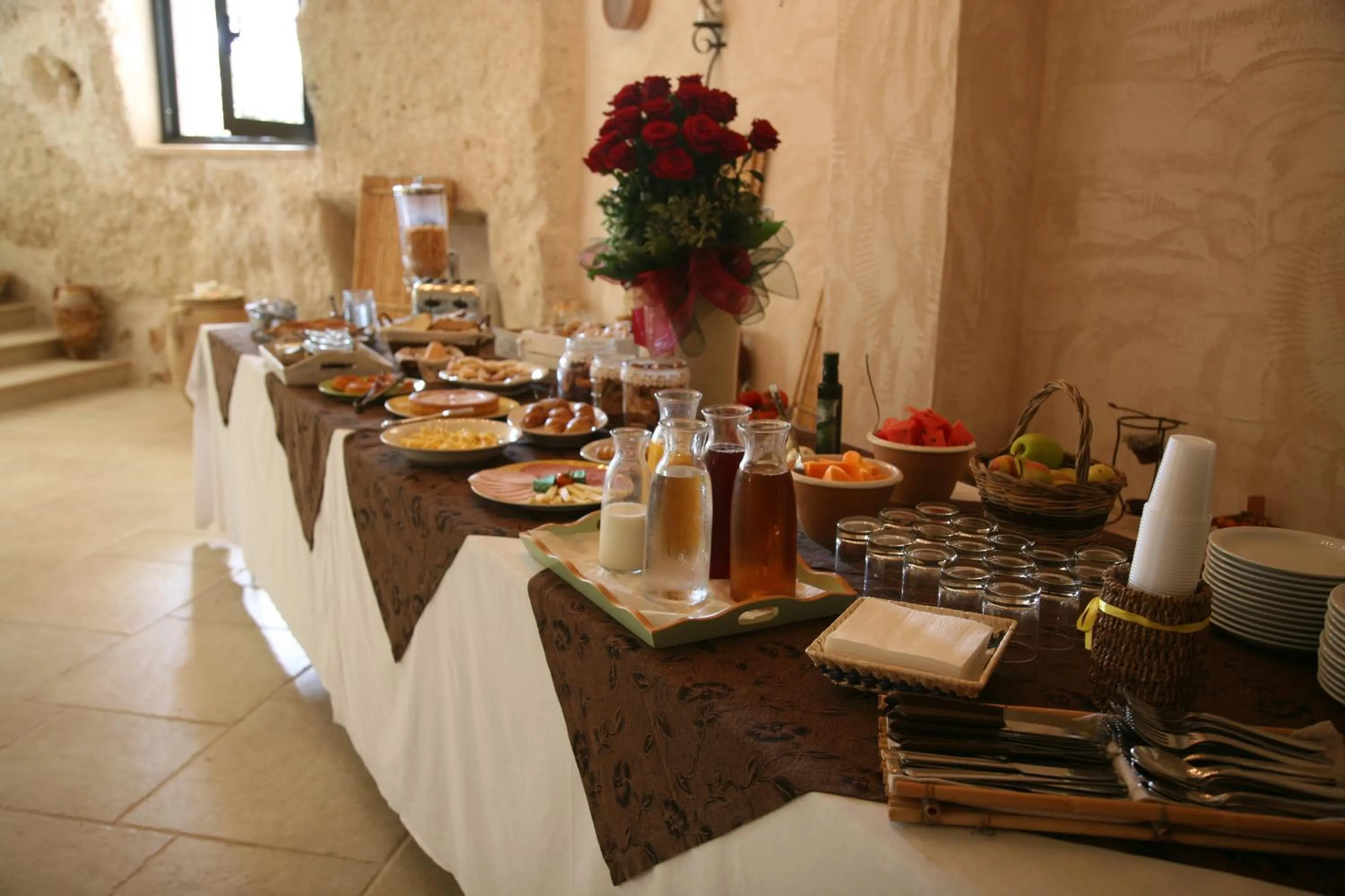 Buffet breakfast in Masseria San Martino