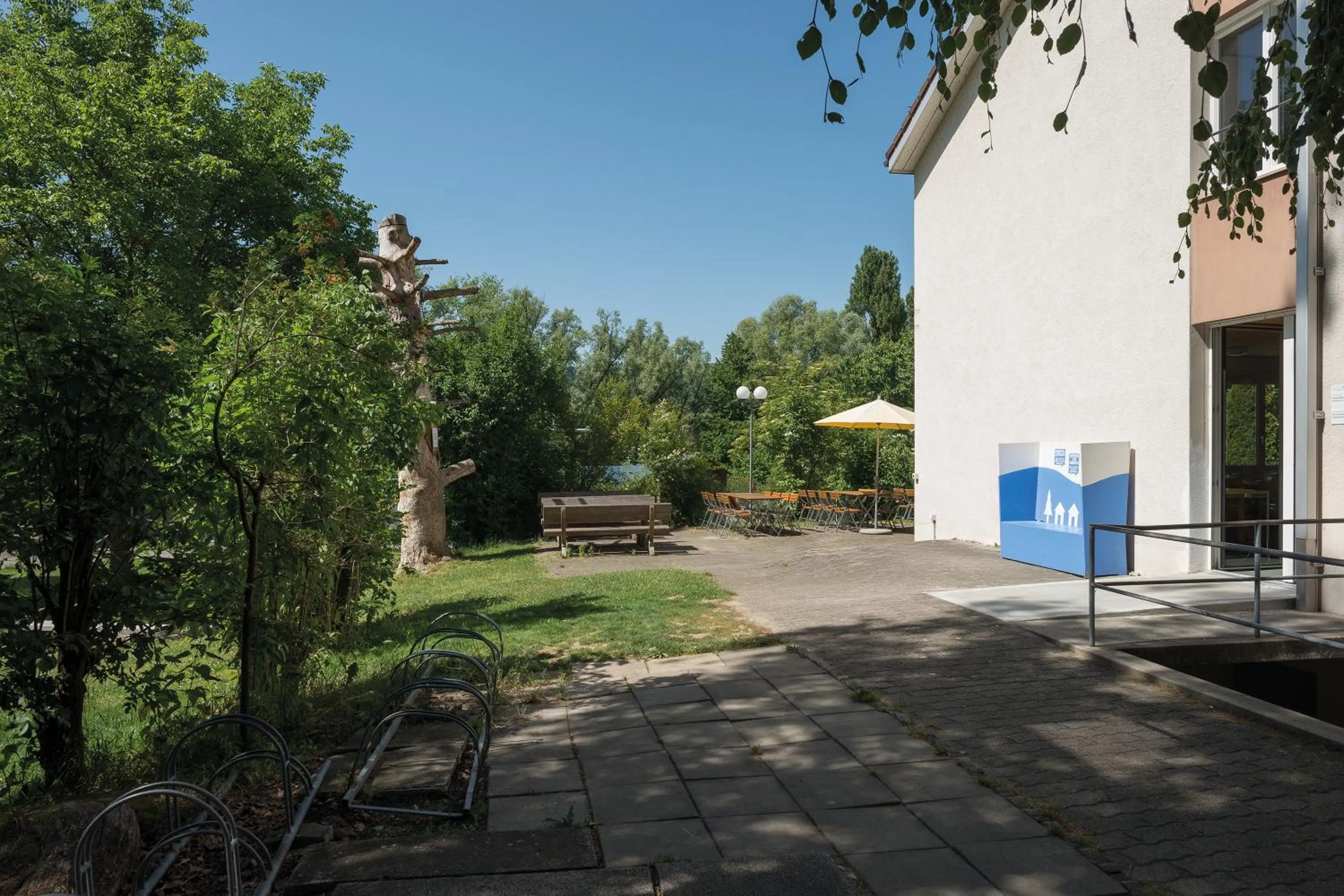 Garden in Stein am Rhein Youth Hostel