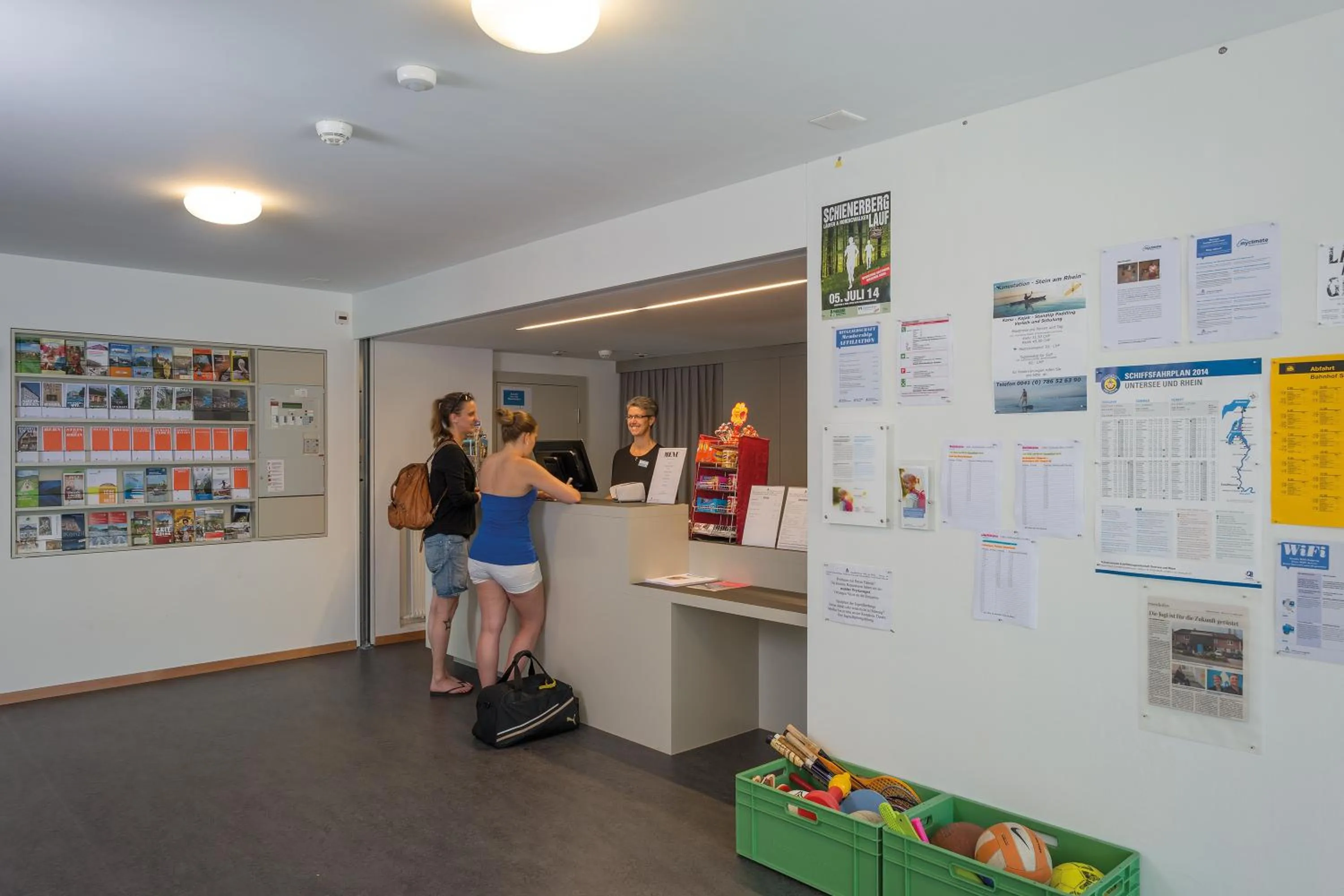 Lobby or reception in Stein am Rhein Youth Hostel
