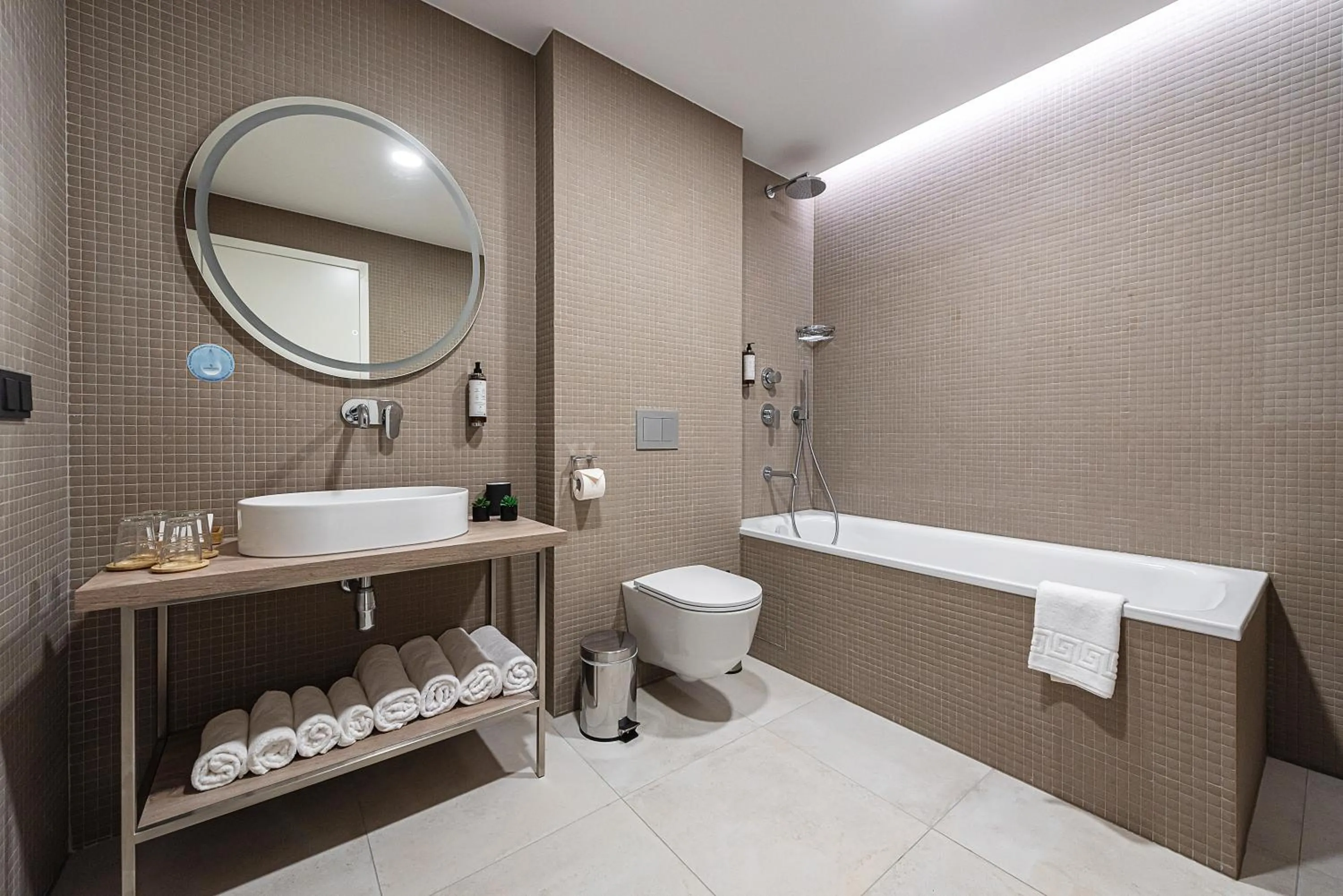 Bathroom in Nykščio Namai & SPA