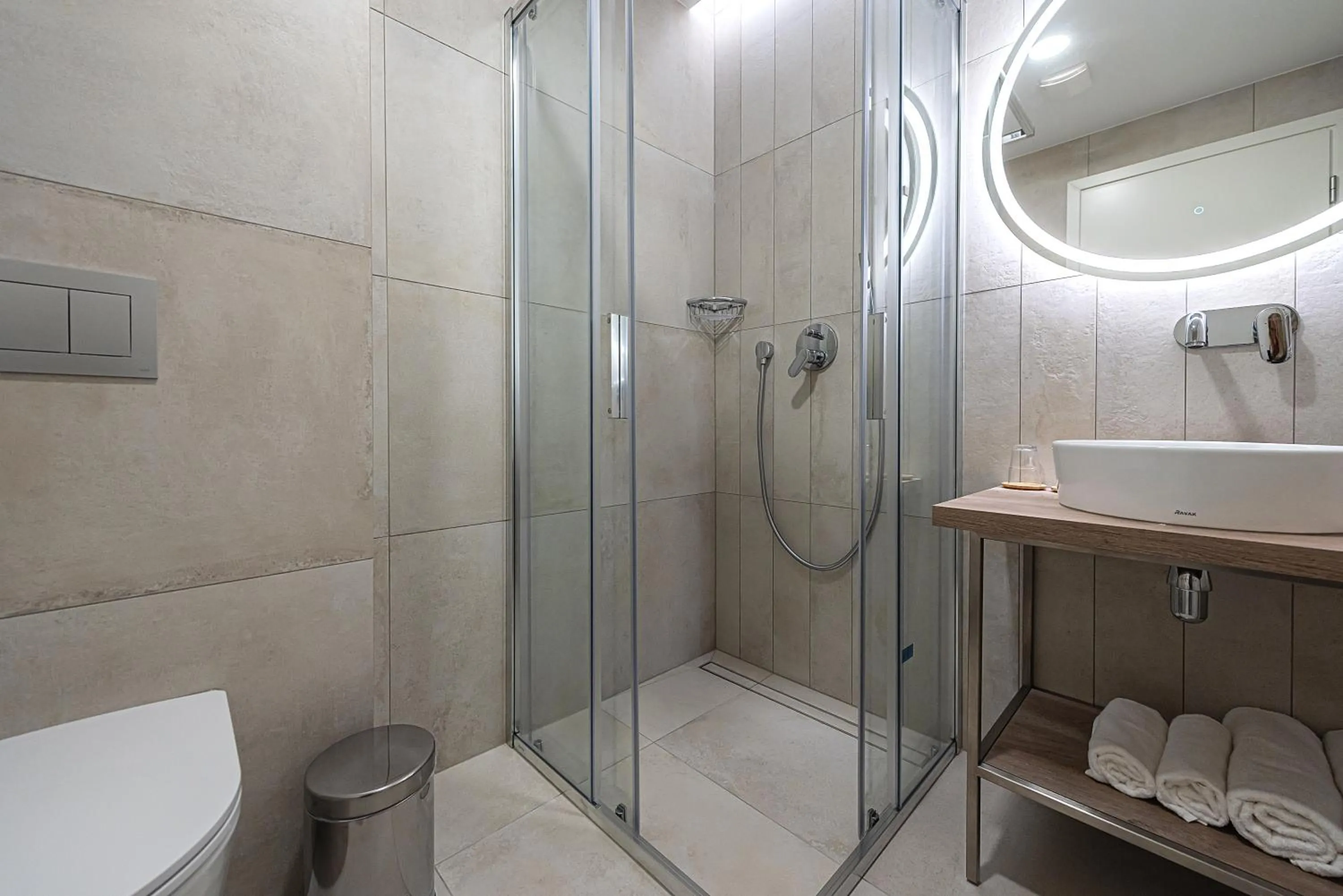 Bathroom in Nykščio Namai & SPA