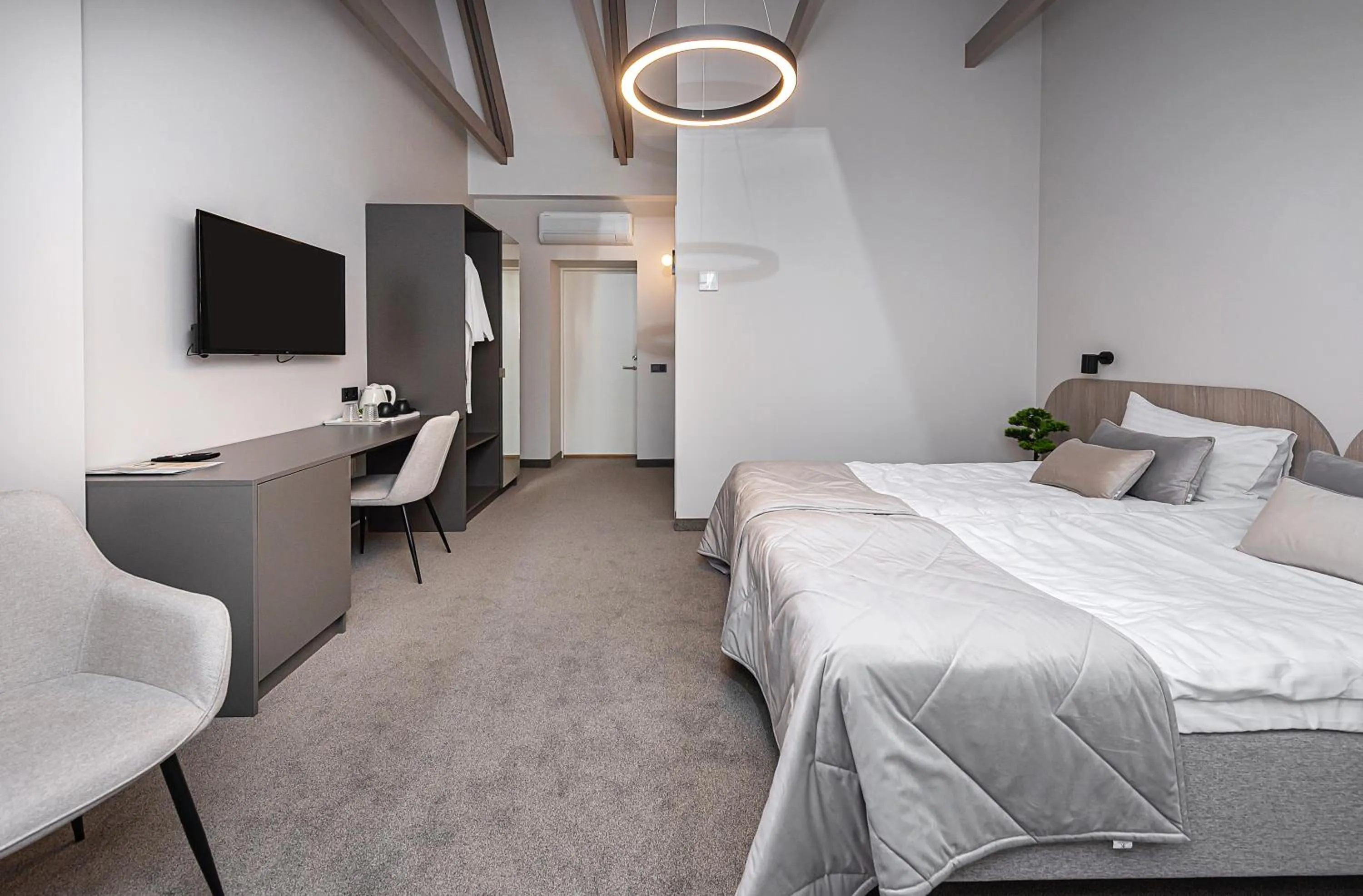 Photo of the whole room, Bed in Nykščio Namai & SPA