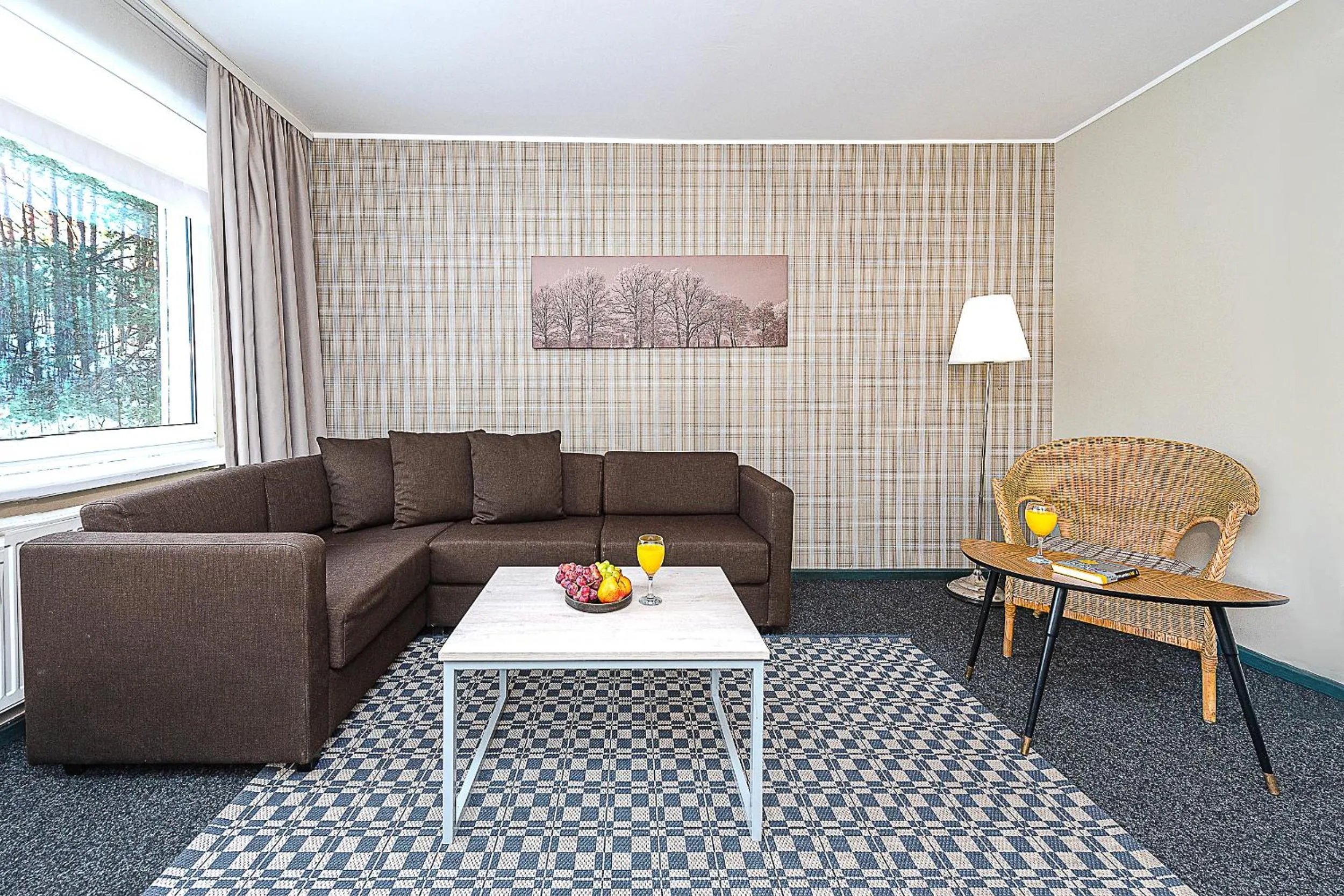 Living room in Nykščio Namai & SPA