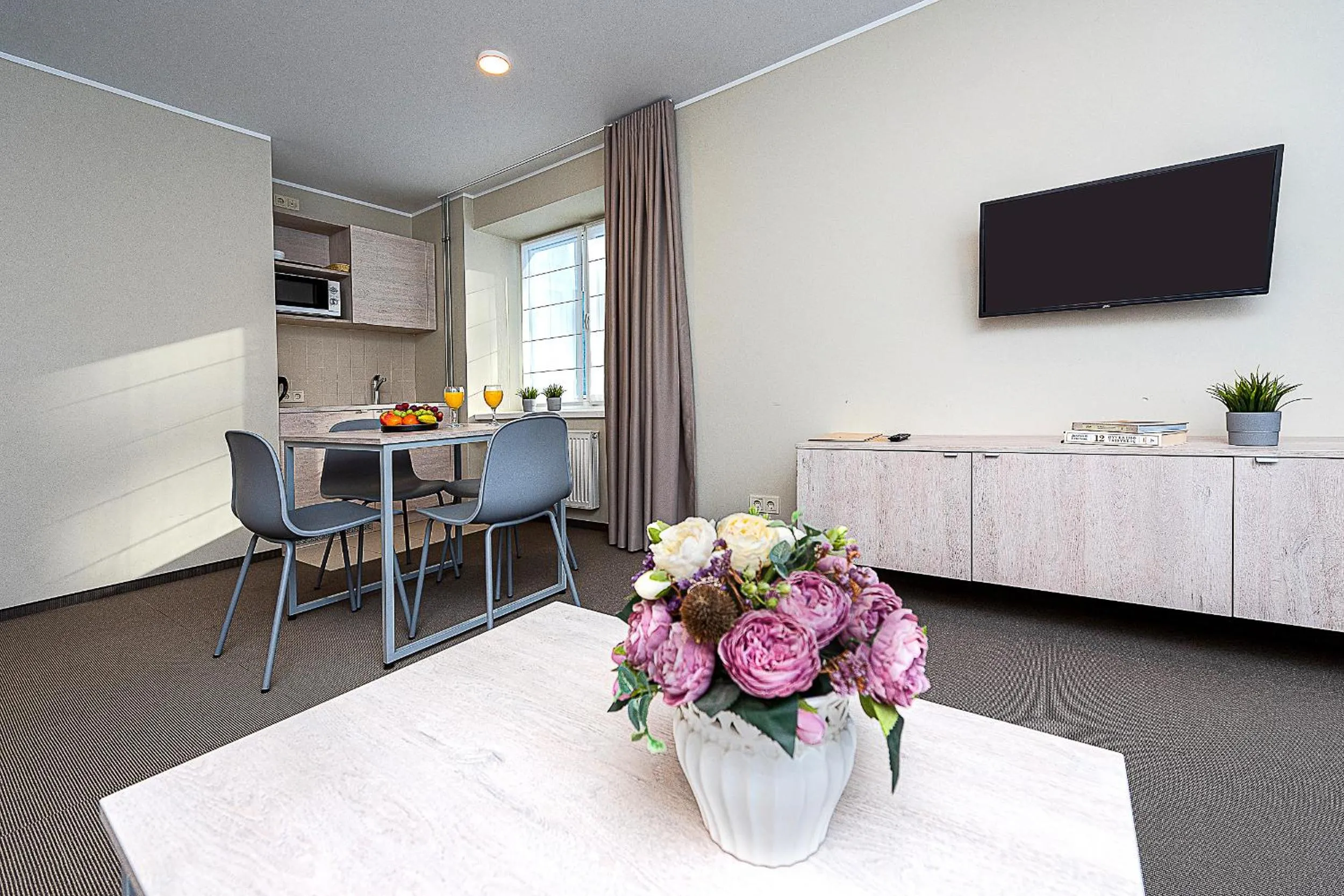 Seating area in Nykščio Namai & SPA