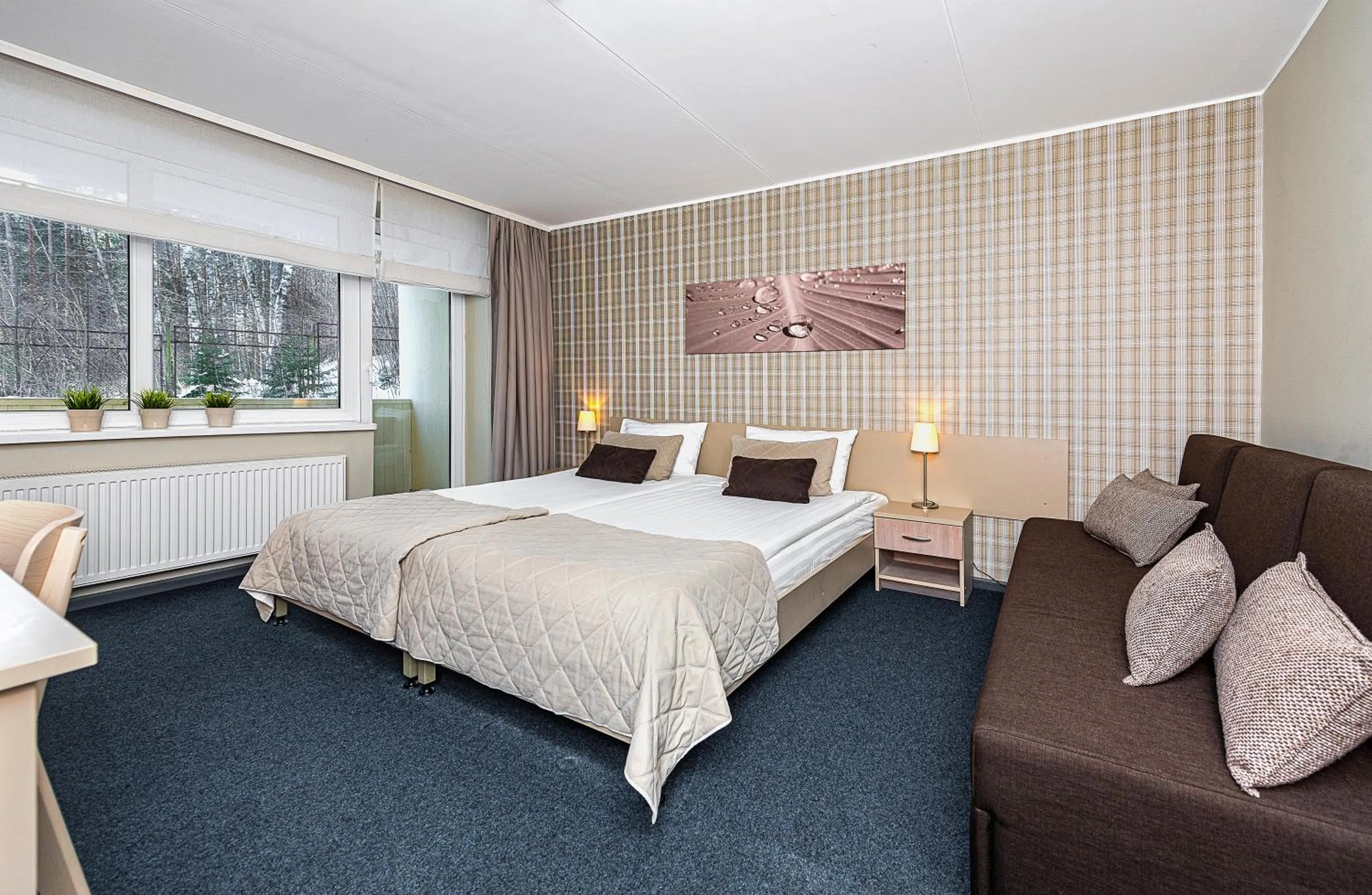 Bed in Nykščio Namai & SPA