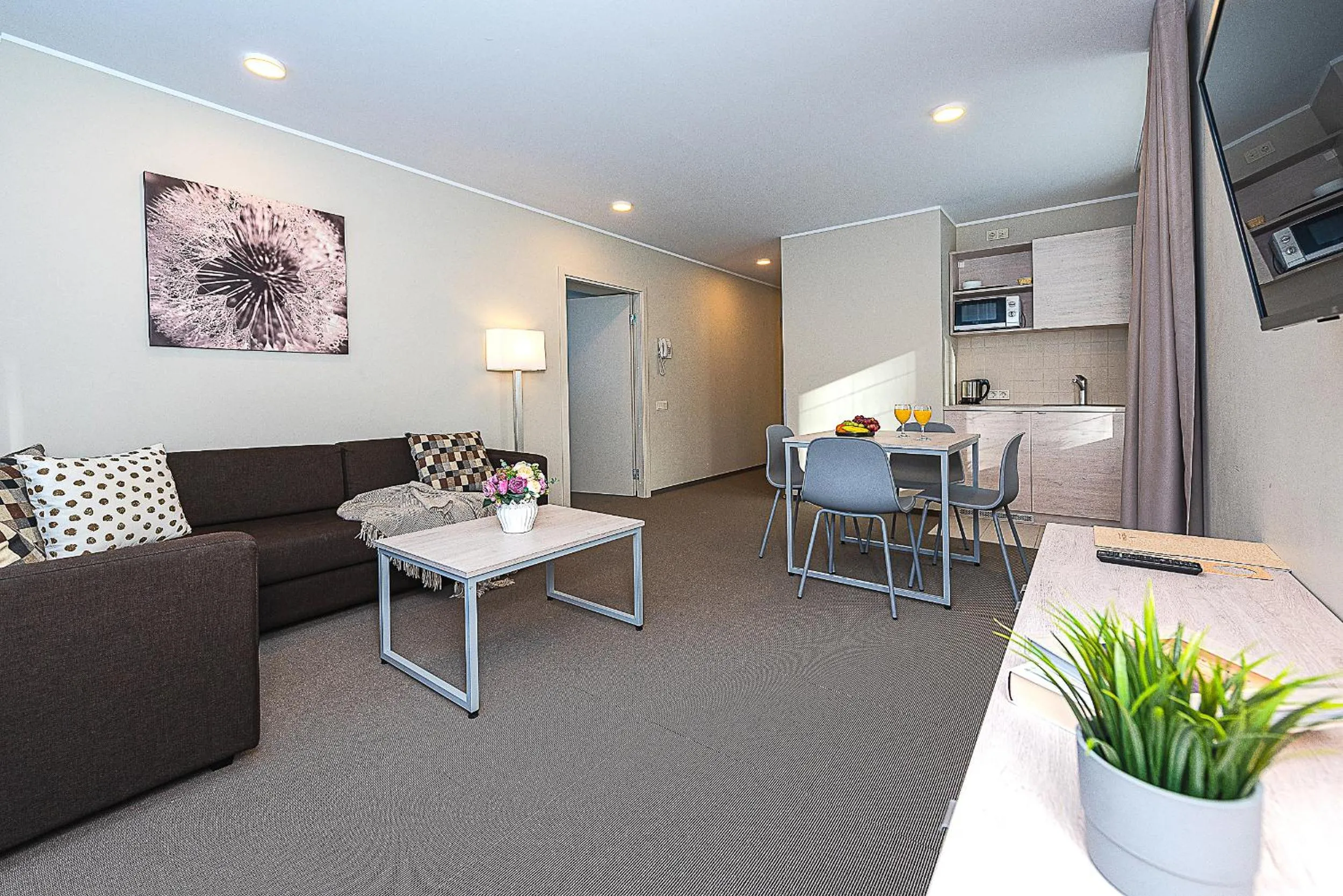 Dining area in Nykščio Namai & SPA