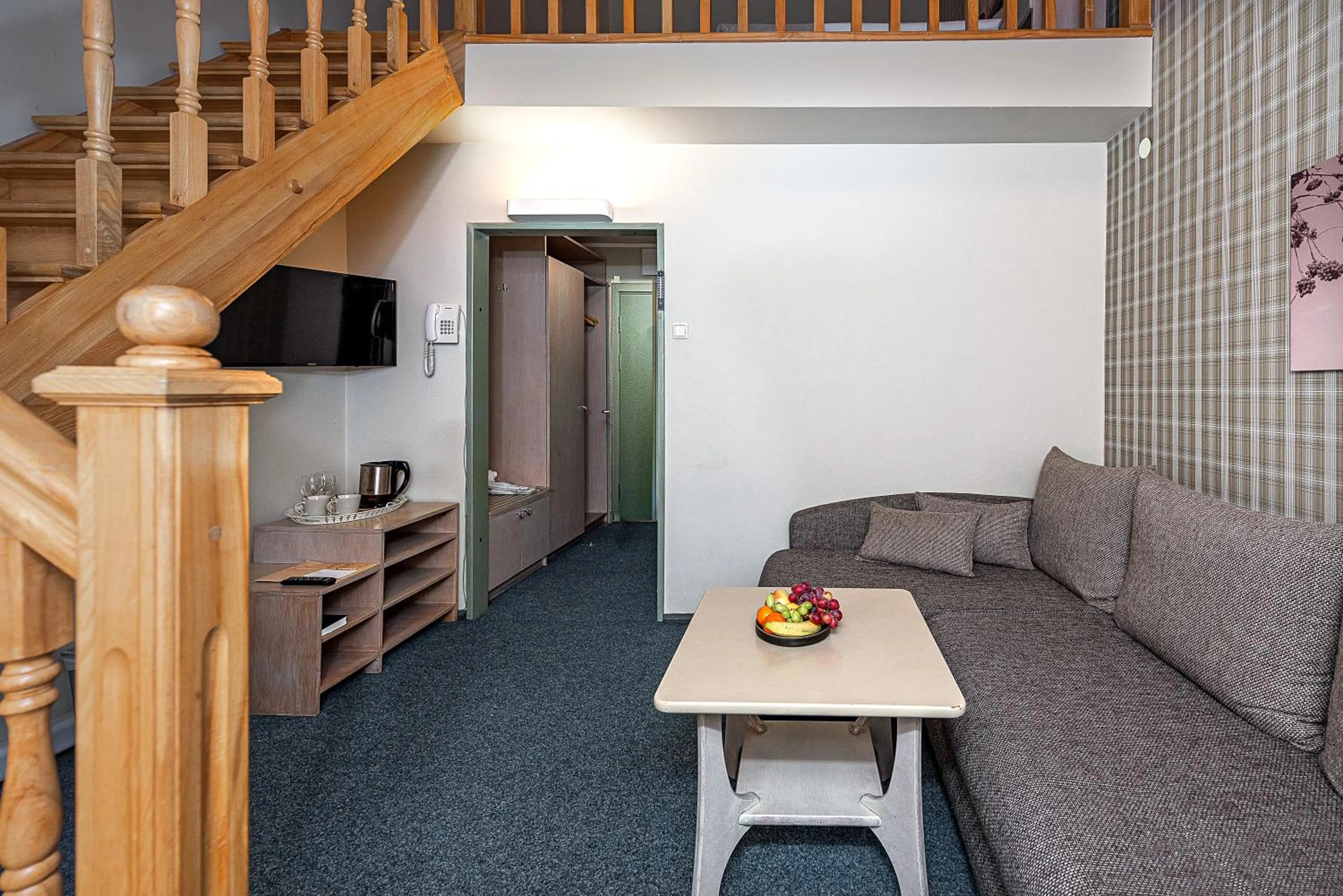 Seating area in Nykščio Namai & SPA