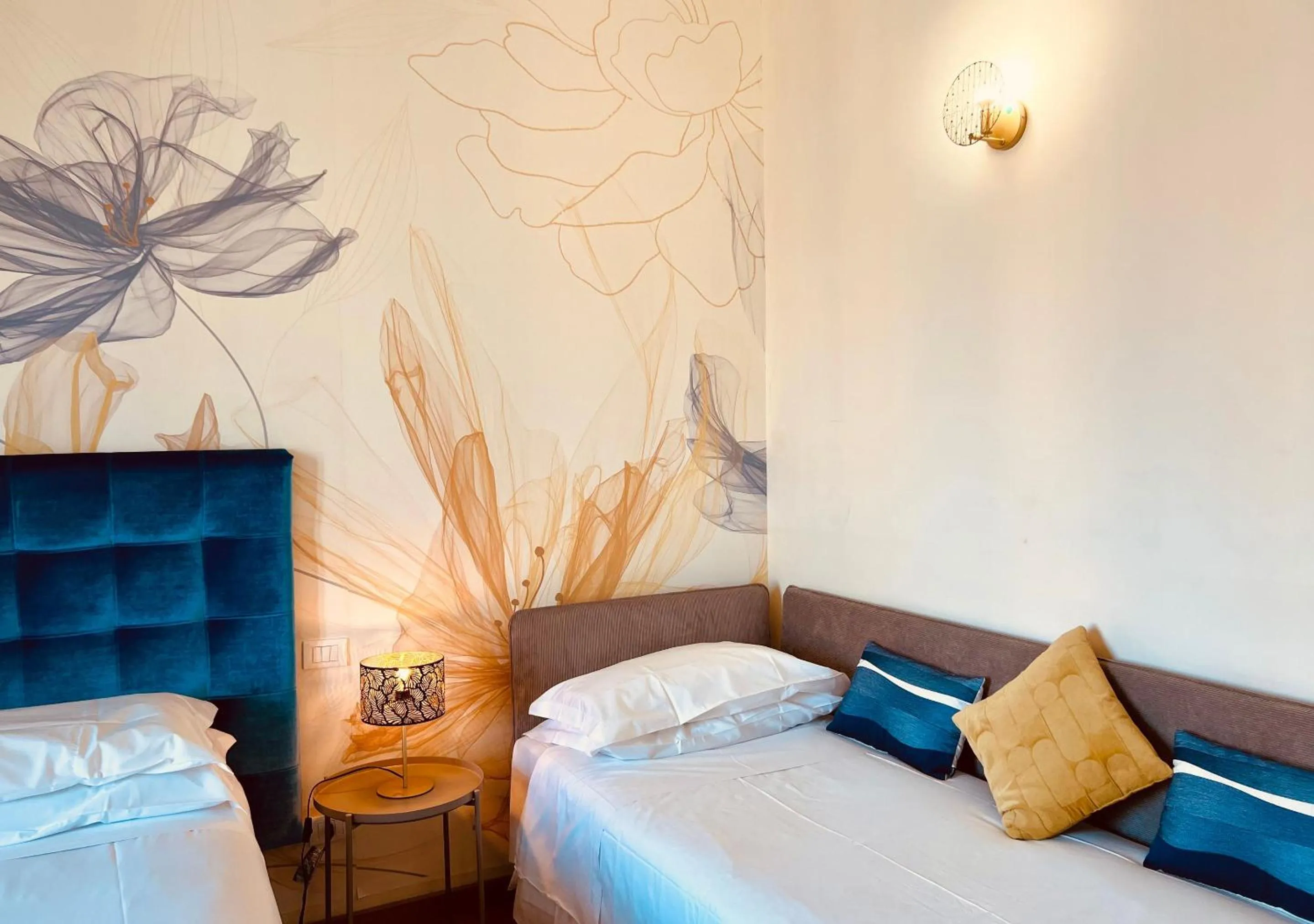 Bathroom, Bed in Bon Ton Design Rooms by DOT Suites