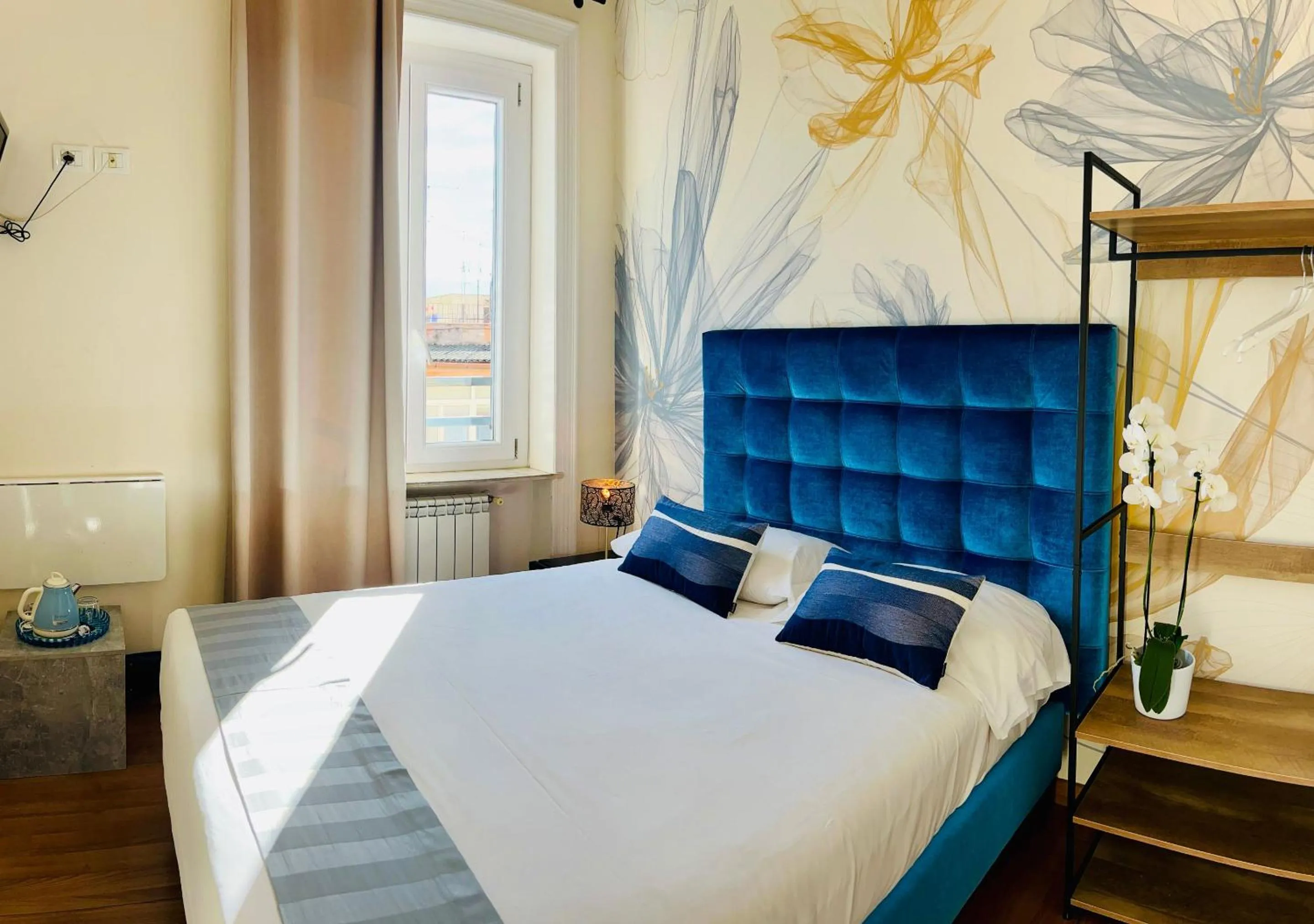 View (from property/room), Bed in Bon Ton Design Rooms by DOT Suites