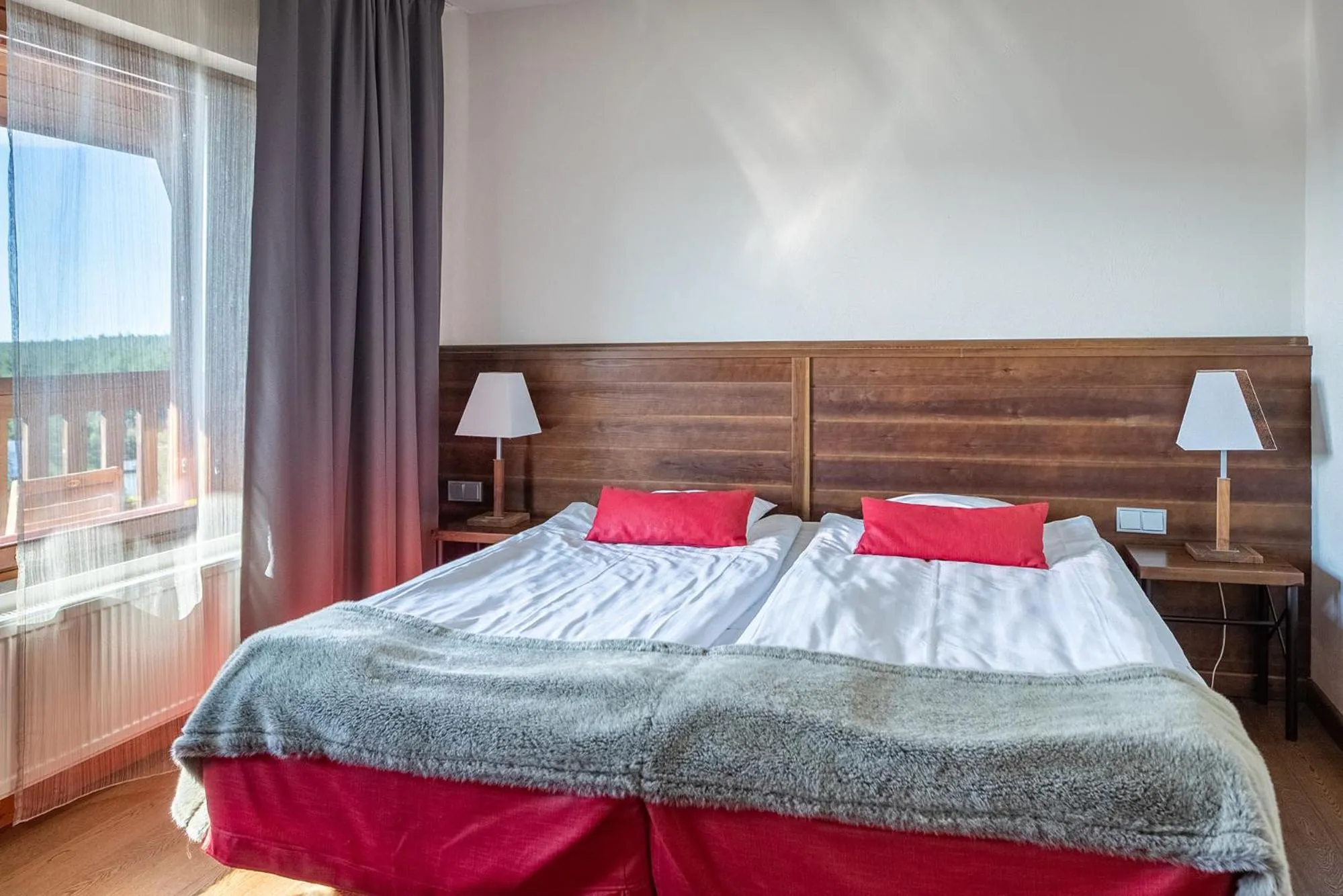 Bedroom, Bed in Santa's Hotel Tunturi