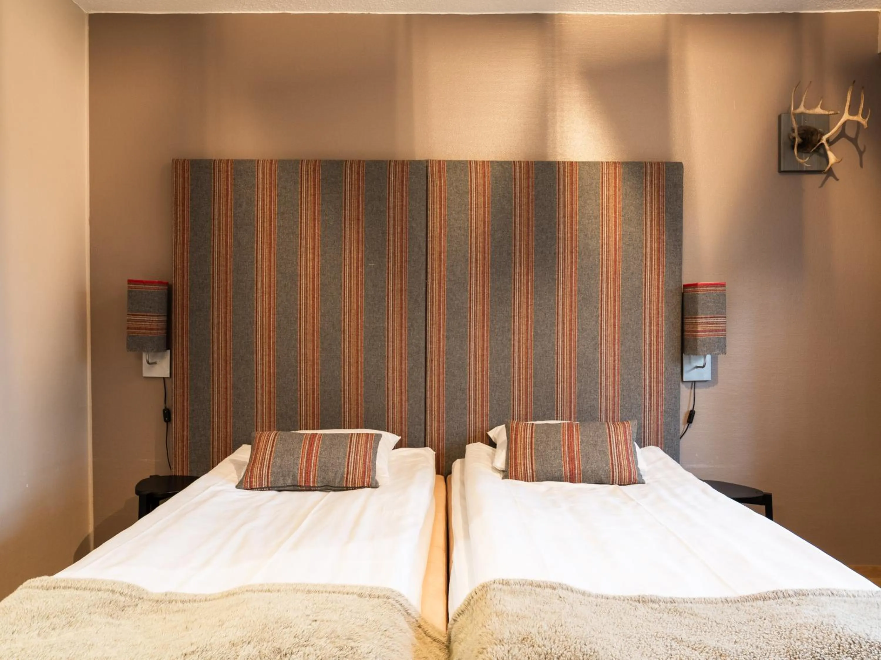 Bed in Santa's Hotel Tunturi