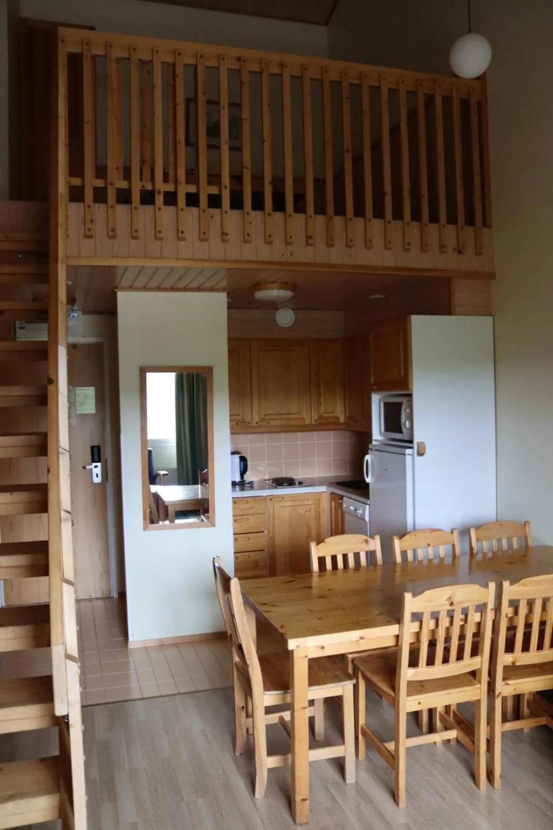 Kitchen or kitchenette in Santa's Hotel Tunturi