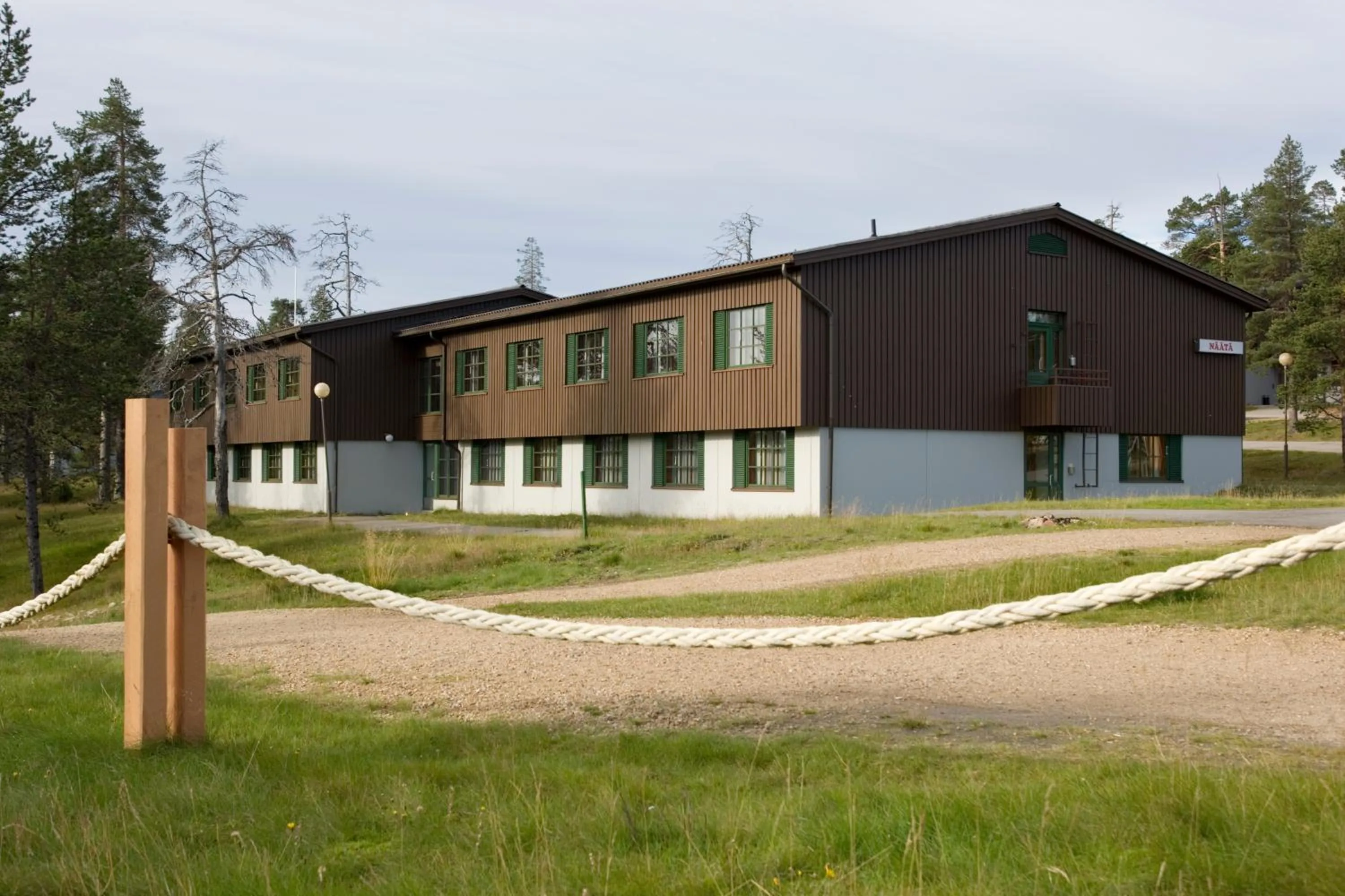 Facade/entrance in Santa's Hotel Tunturi