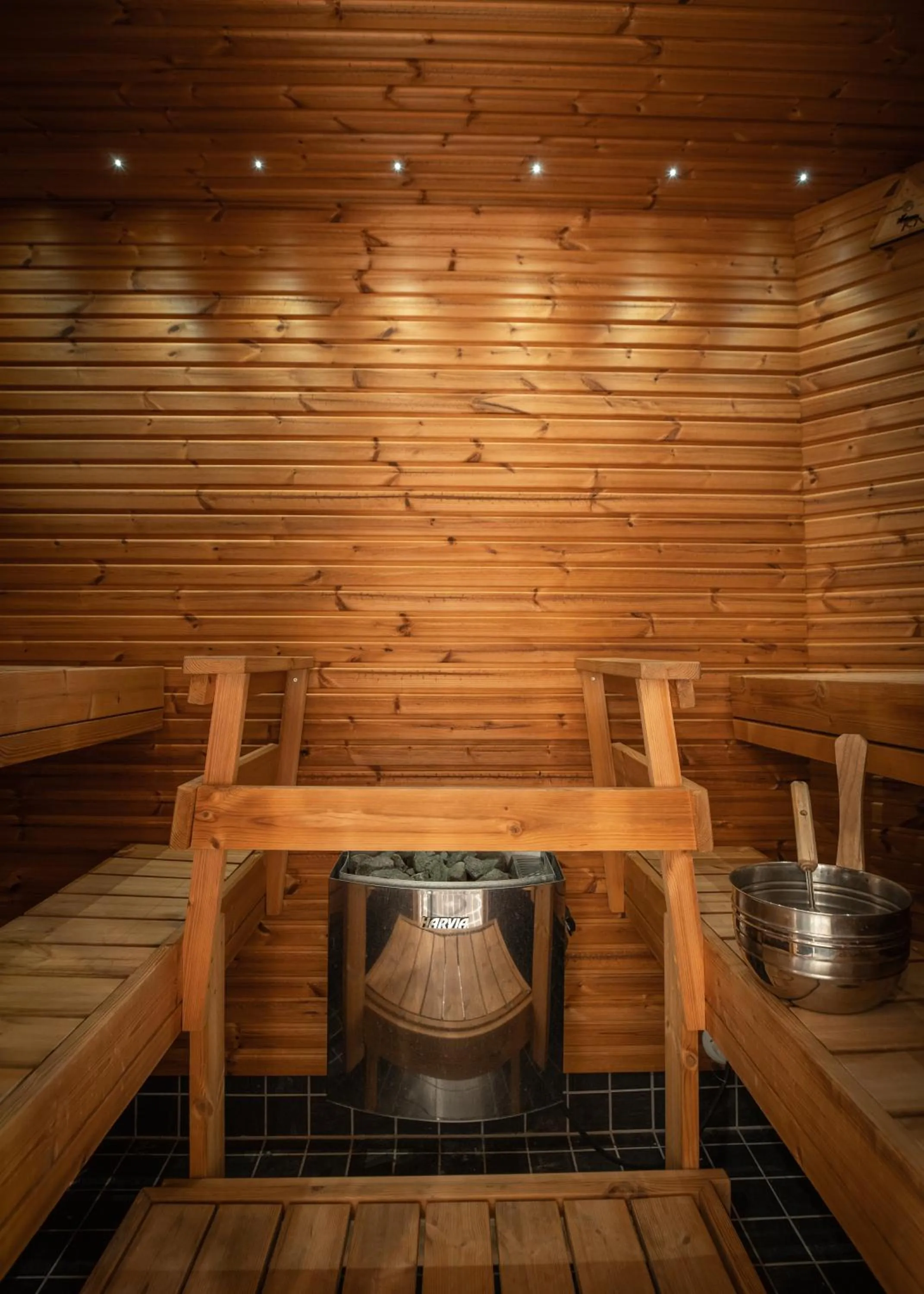 Sauna in Santa's Hotel Tunturi
