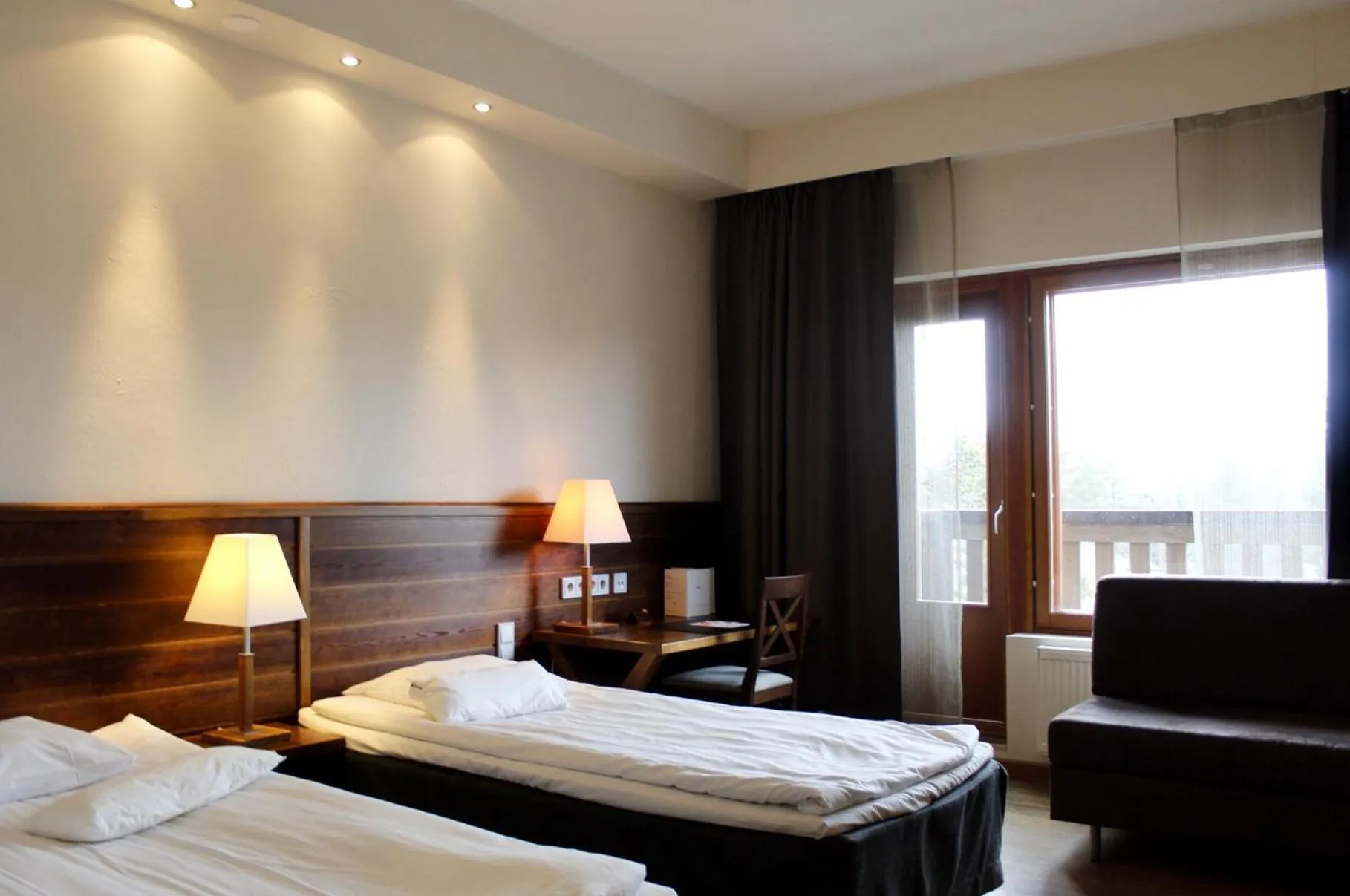 Bed in Santa's Hotel Tunturi