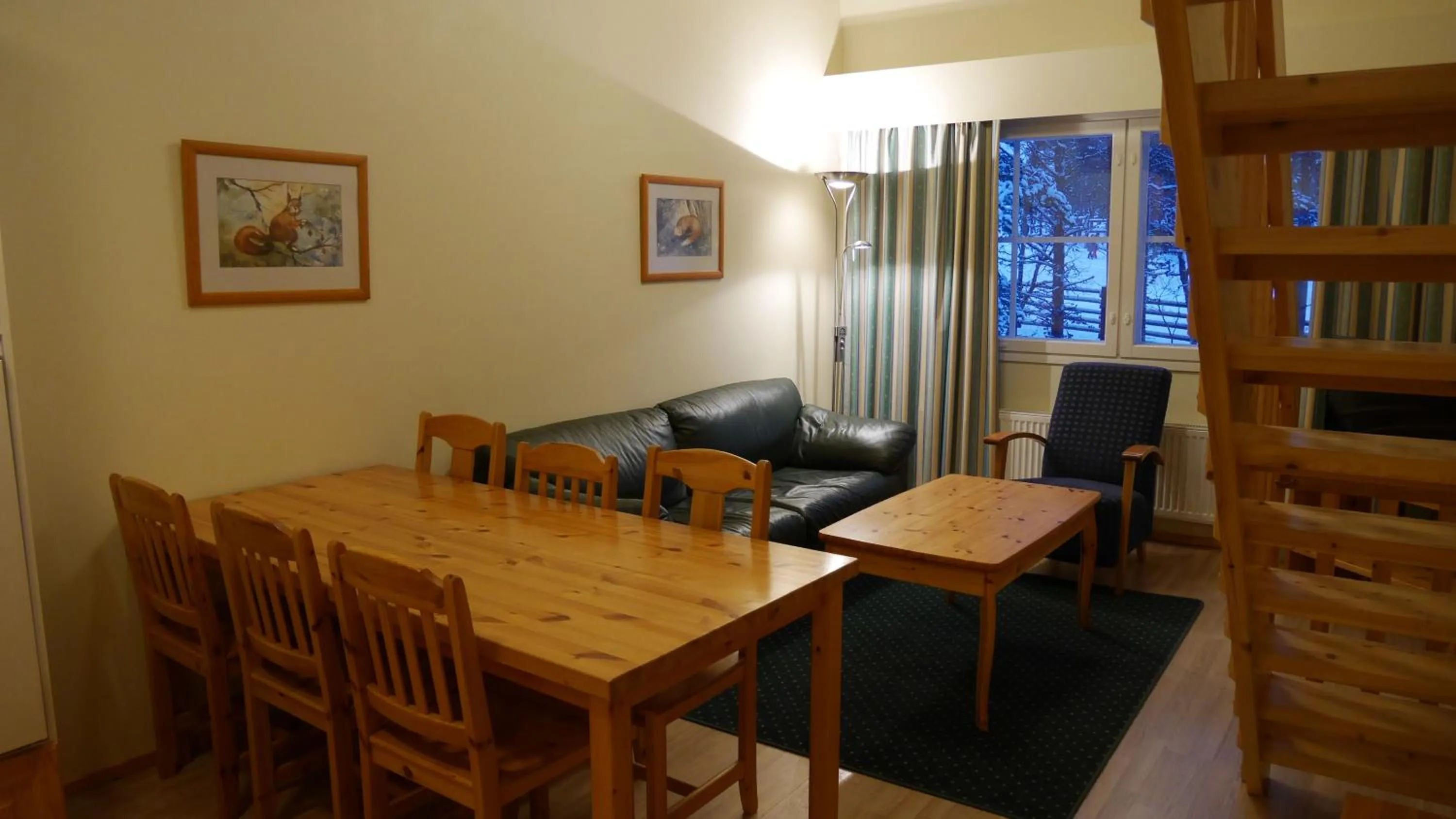 Living room in Santa's Hotel Tunturi