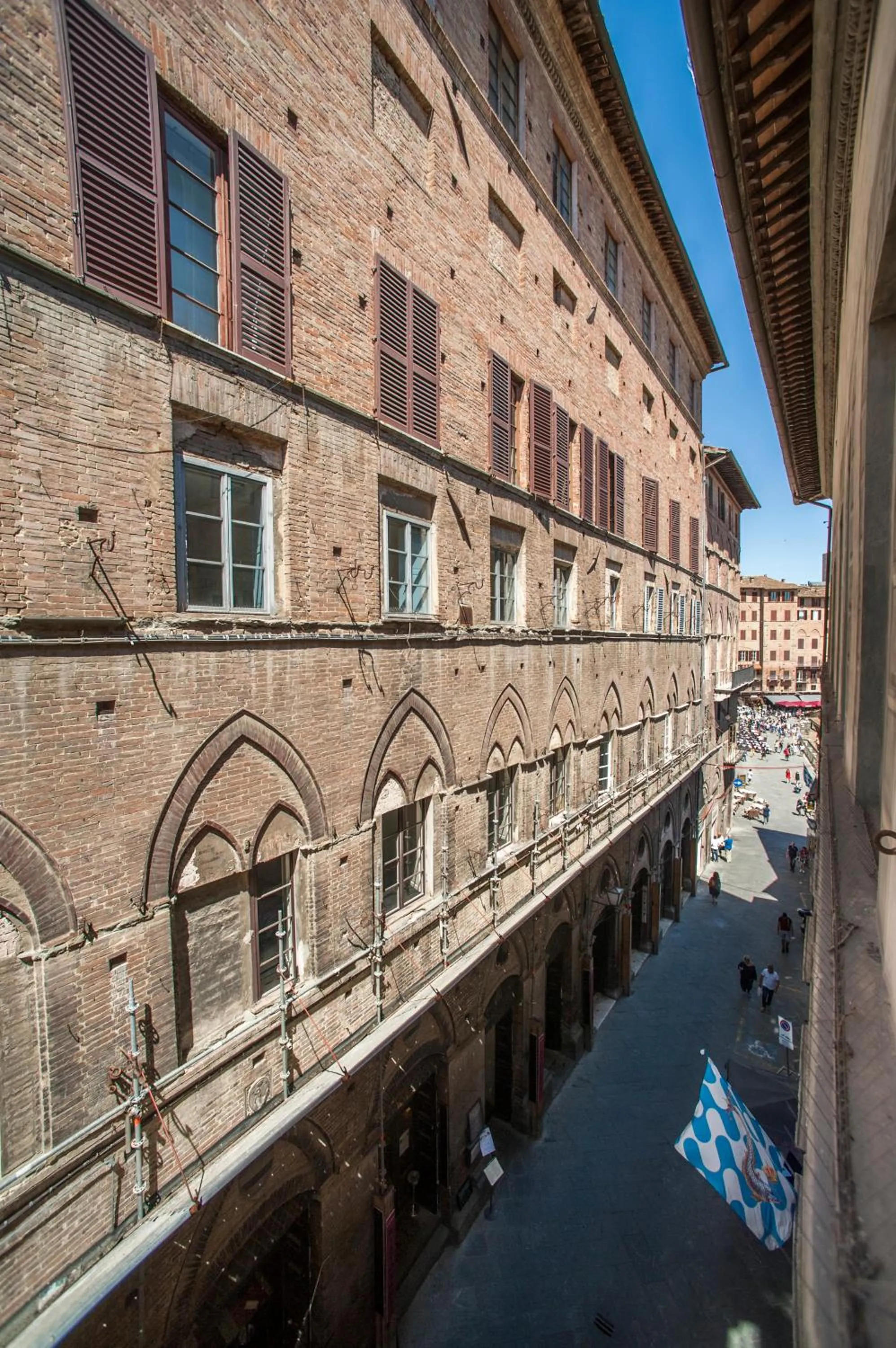 Street view in Palazzo del Papa